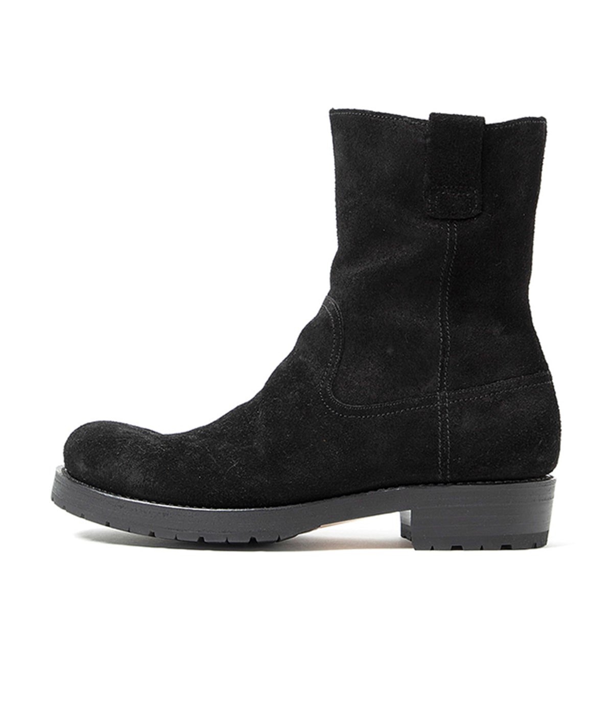 WORKER ZIP UP BOOTS COW LEATHER