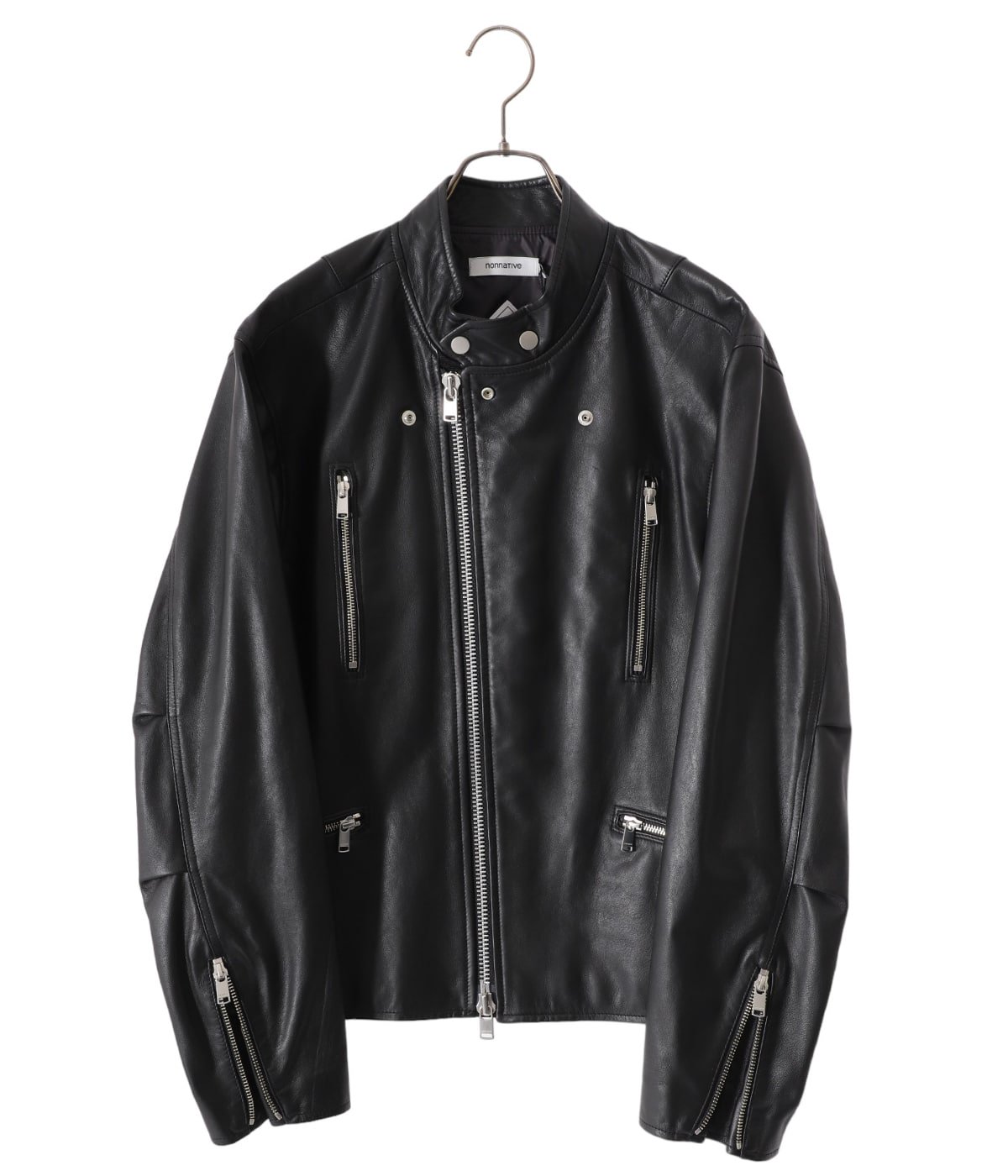 商品説明SRIVER Leather combi riders blouson - ライダースジャケット