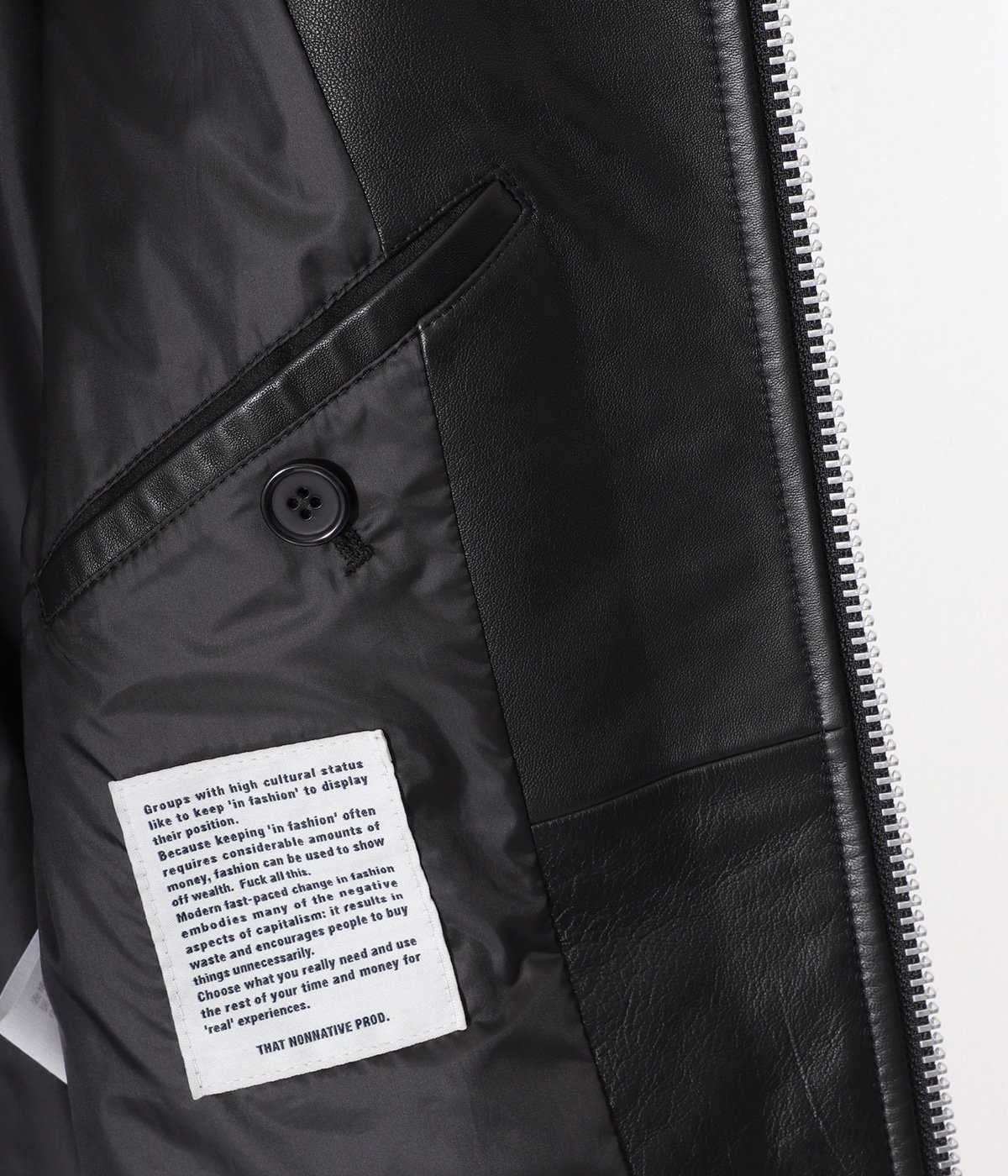 RIDER BLOUSON SHEEP LEATHER WITH GORE-TEX WINDSTOPPER | nonnative