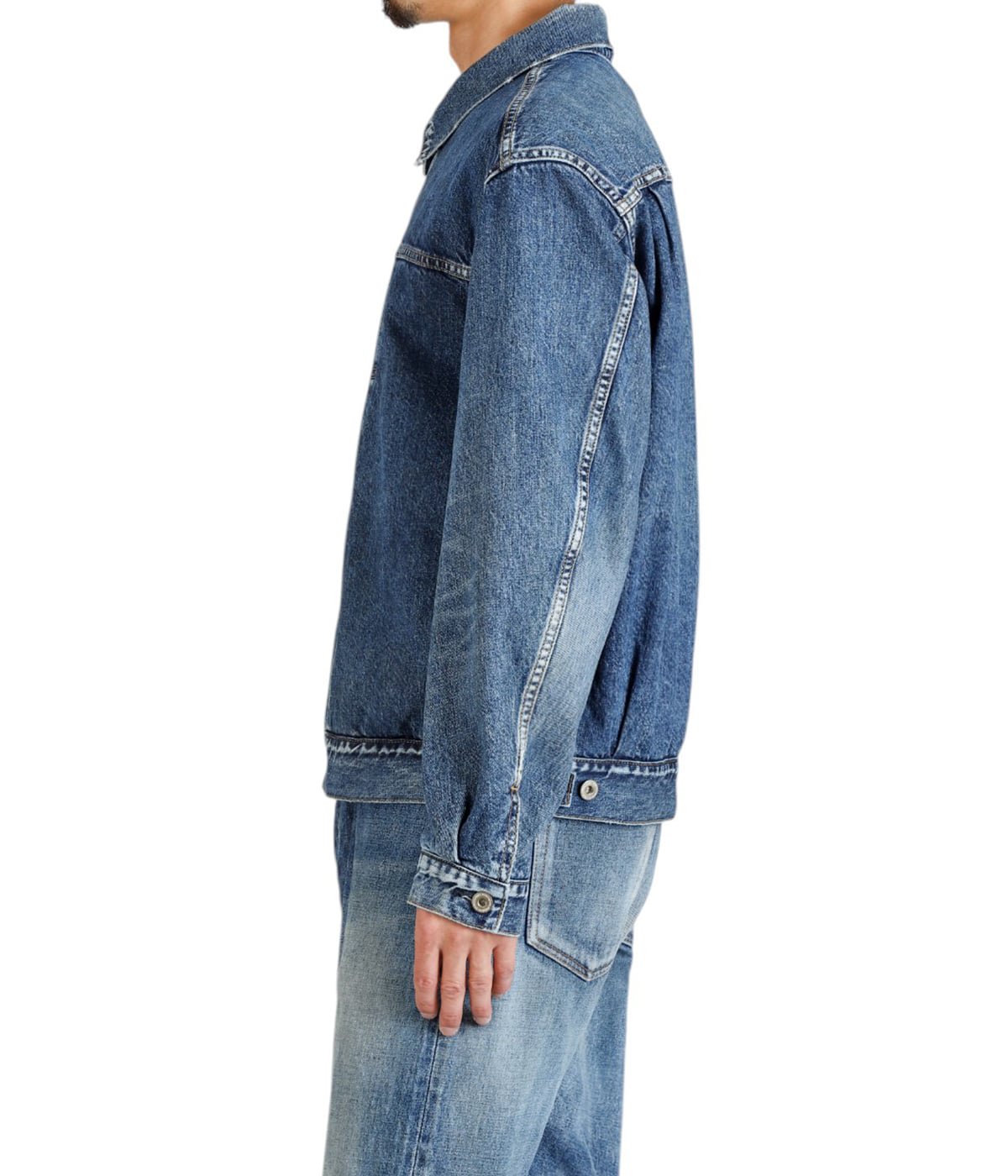 TRUCKER BLOUSON COTTON 11.5oz DENIM VW LIGHT WITH WINDSTOPPER