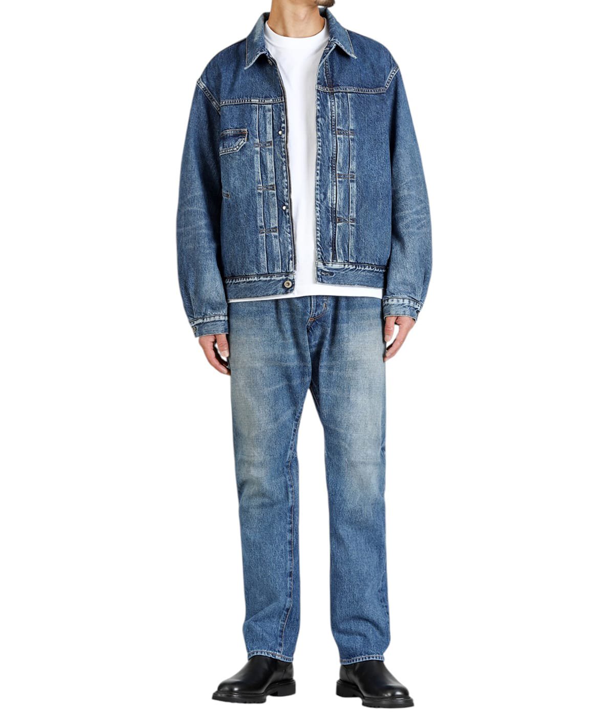 TRUCKER BLOUSON COTTON 11.5oz DENIM VW LIGHT WITH WINDSTOPPER