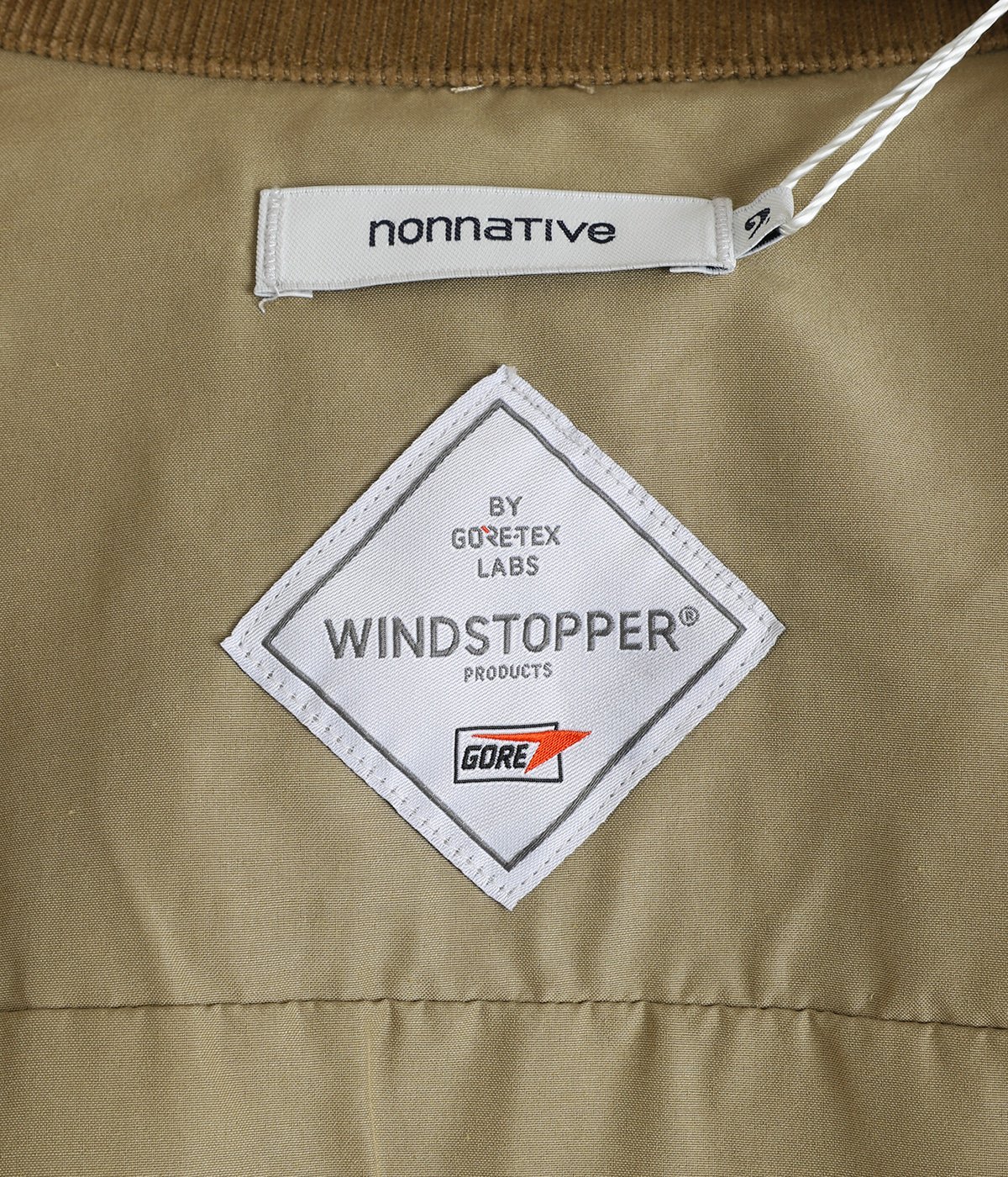 TRUCKER BLOUSON COTTON CORD SULFUR DYE WITH WINDSTOPPER