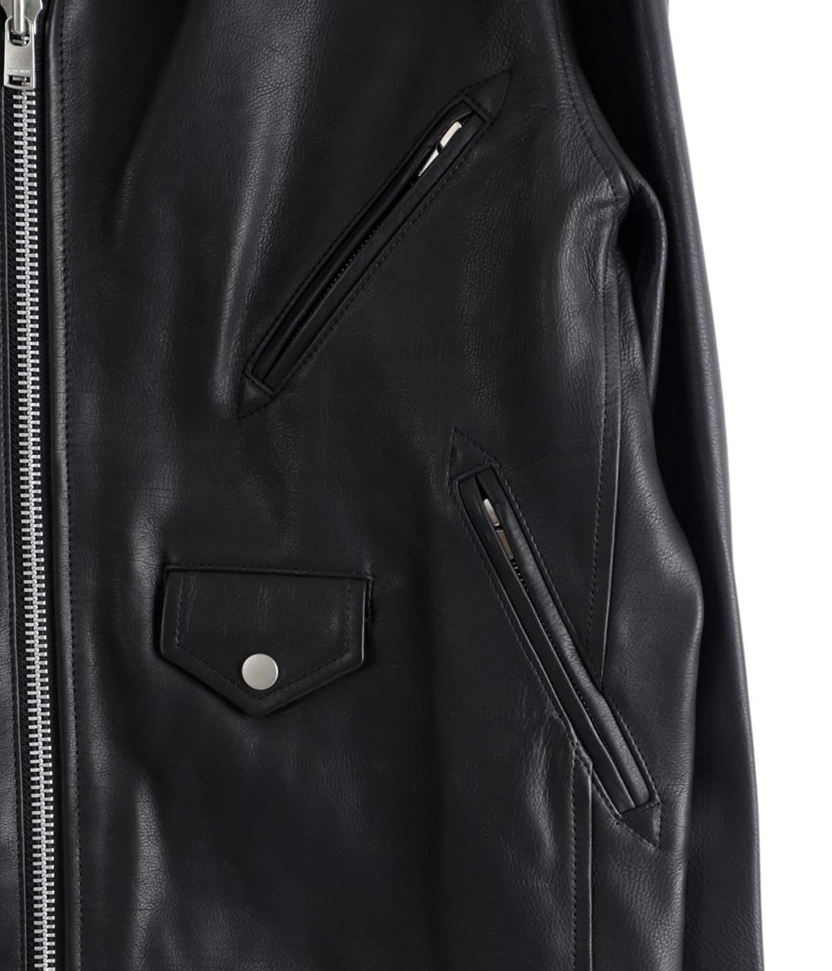 RIDER BLOUSON COW LEATHER WITH WINDSTOPPER | nonnative(ノン