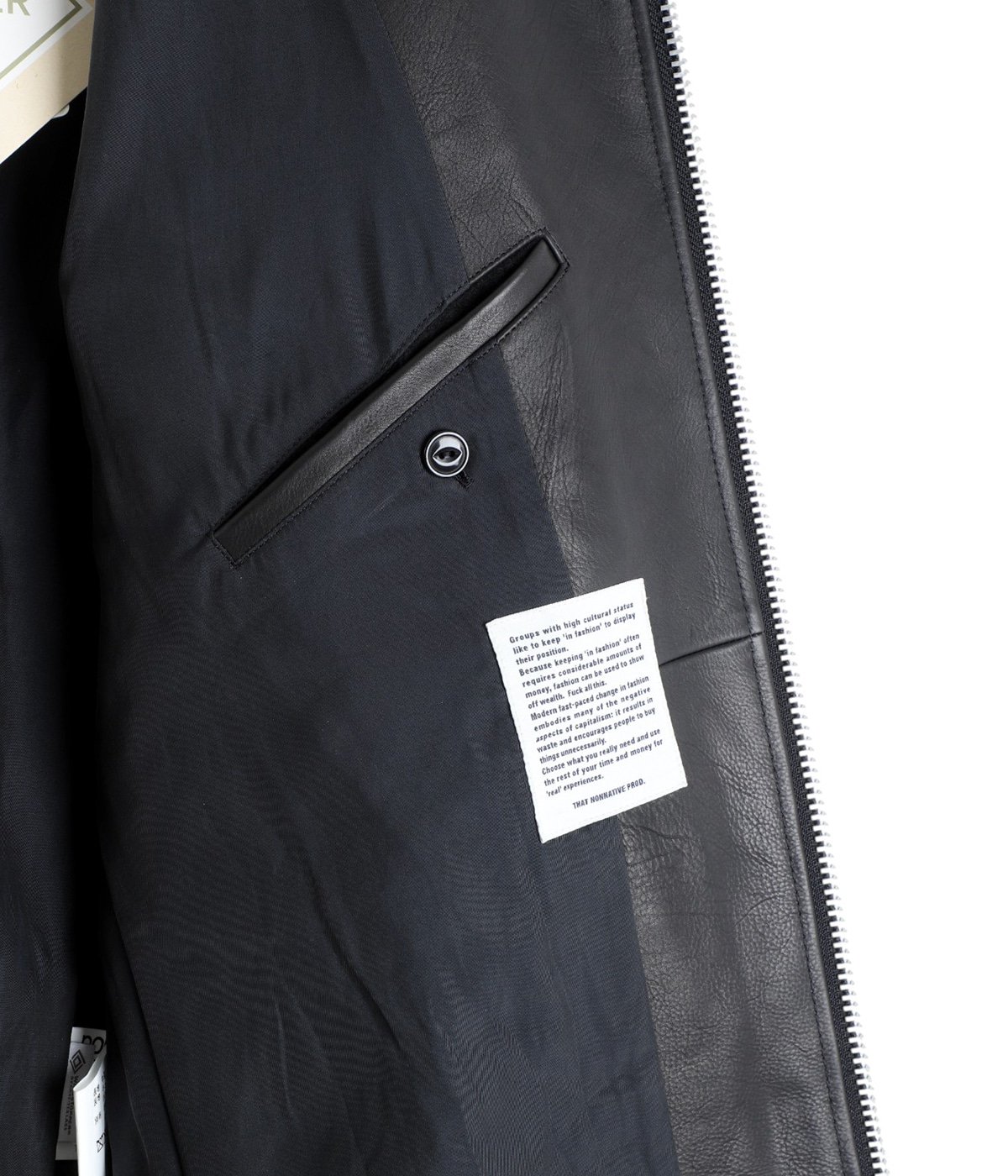 【25aw新作新品】nonnative RIDER BLOUSON RIDER BLOUSON COW LEATHER WITH WINDSTOPPER | nonnative | A(e)_STORE