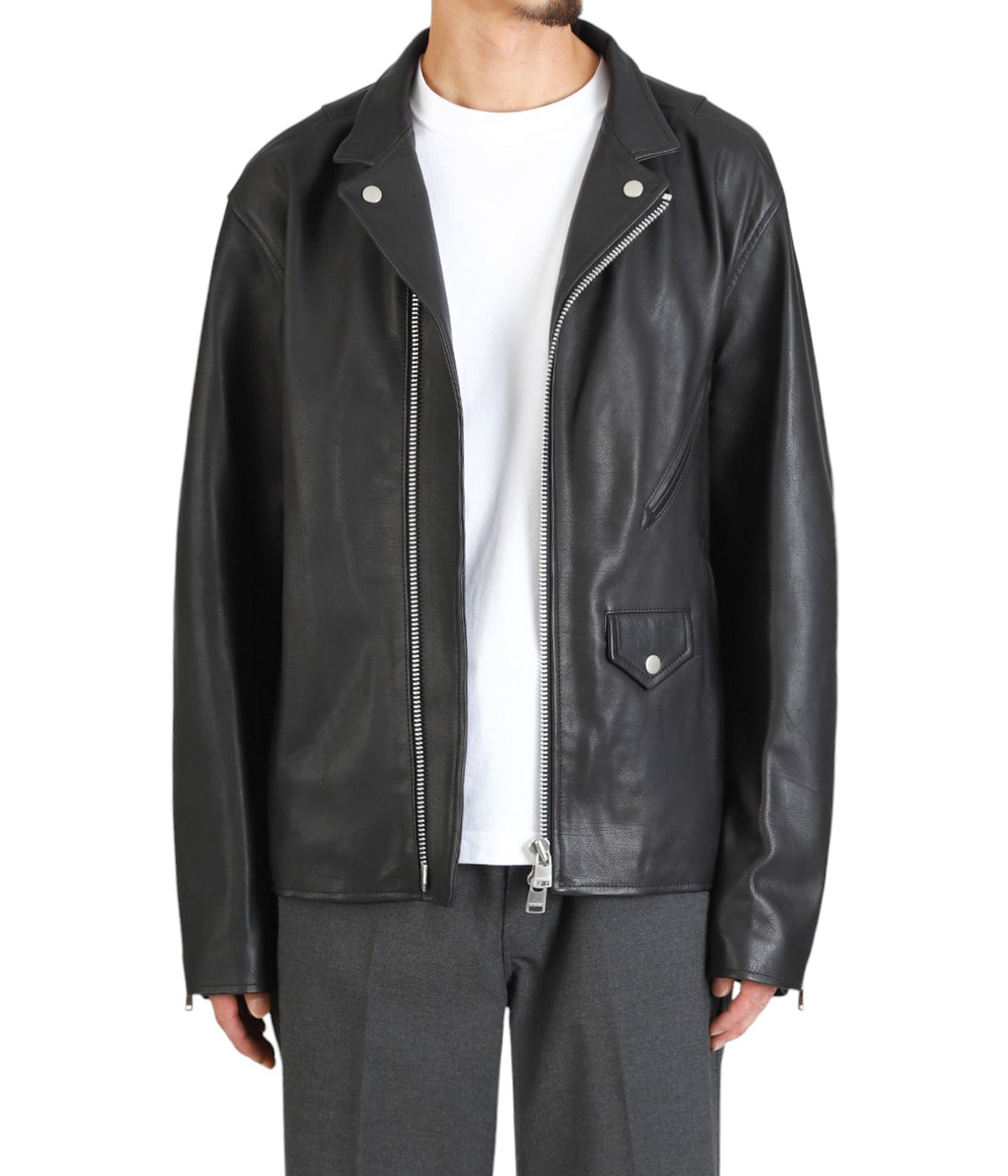 ジャケット・アウター nonnative leather JK nonnative | RIDER BLOUSON COW LEATHER WITH WINDSTOPPER® (レザー