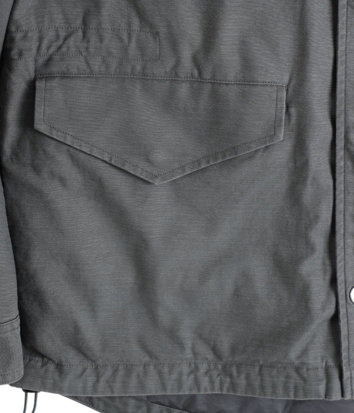 TROOPER JACKET COTTON BACKSATIN PIGMENT DYE WITH WINDSTOPPER