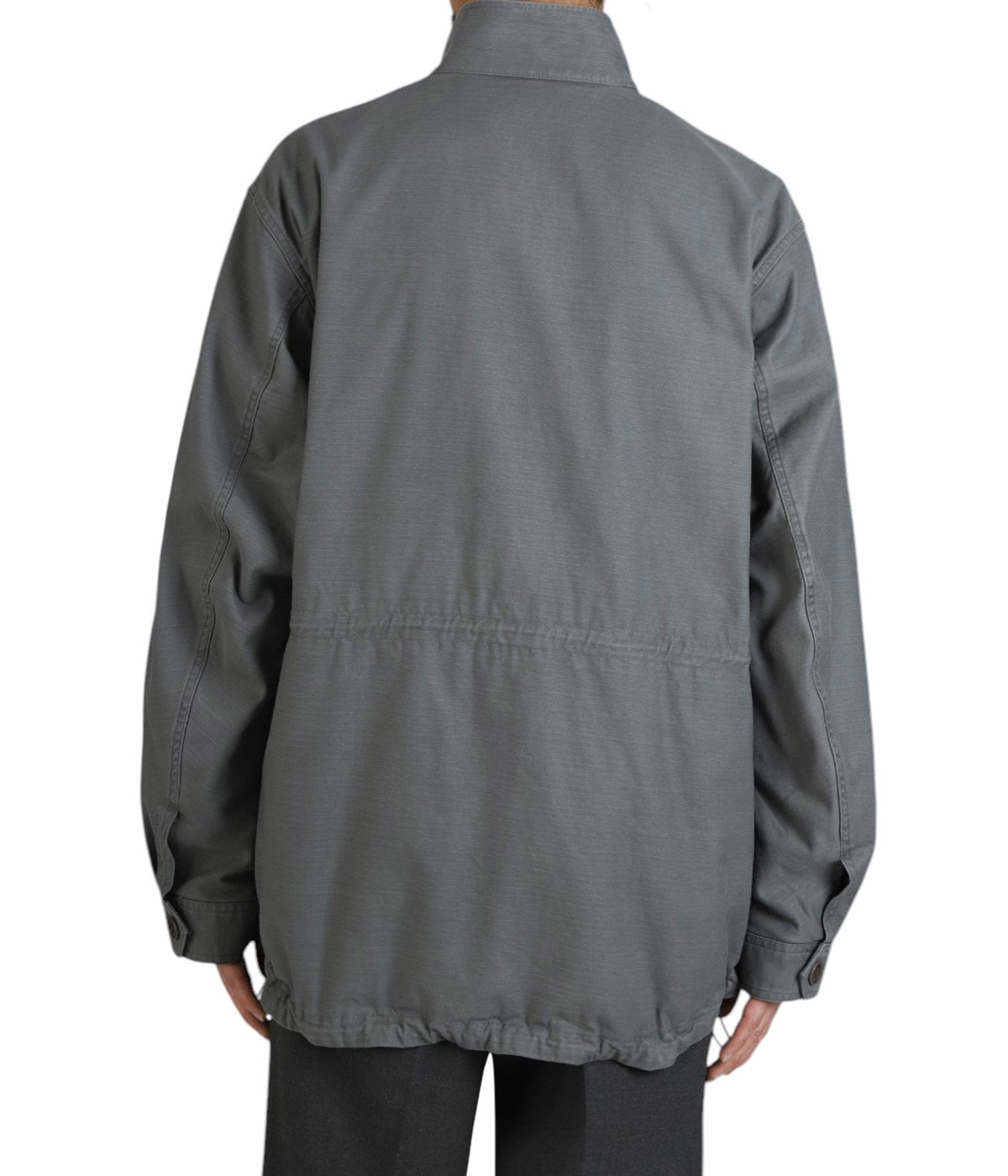TROOPER JACKET COTTON BACKSATIN PIGMENT DYE WITH WINDSTOPPER