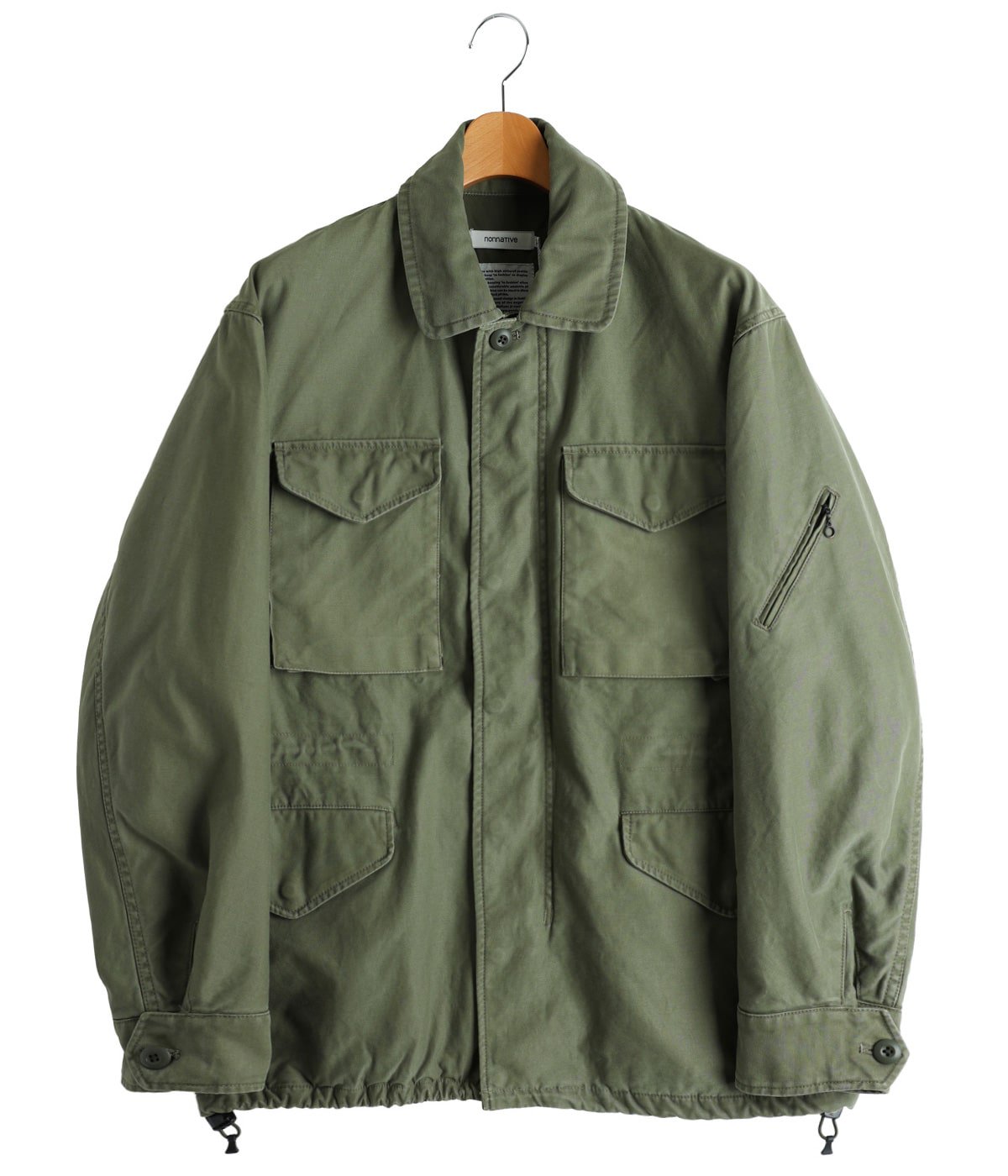 TROOPER JACKET COTTON BACK SATIN VW WITH WINDSTOPPER | nonnative