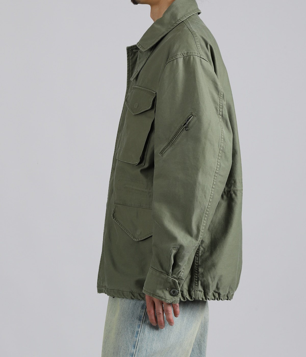 TROOPER JACKET COTTON BACK SATIN VW WITH WINDSTOPPER | nonnative