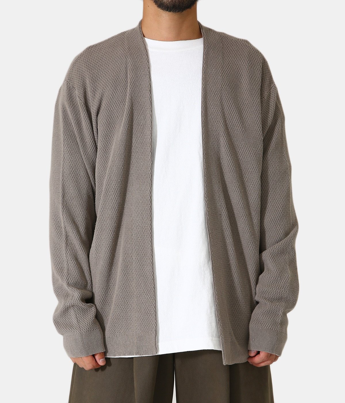 nonnative TROOPER CARDIGAN ノーカラー フリース - アウター