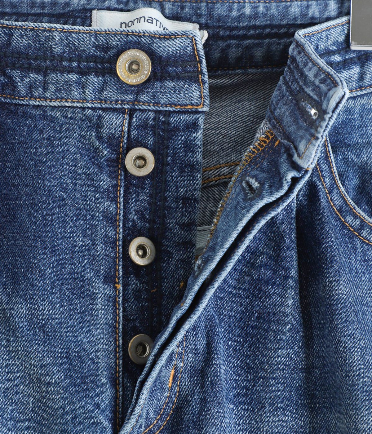 DWELLER 5P JEANS TP COTTON 13.5oz SELVEDGE DENIM VW LIGHT