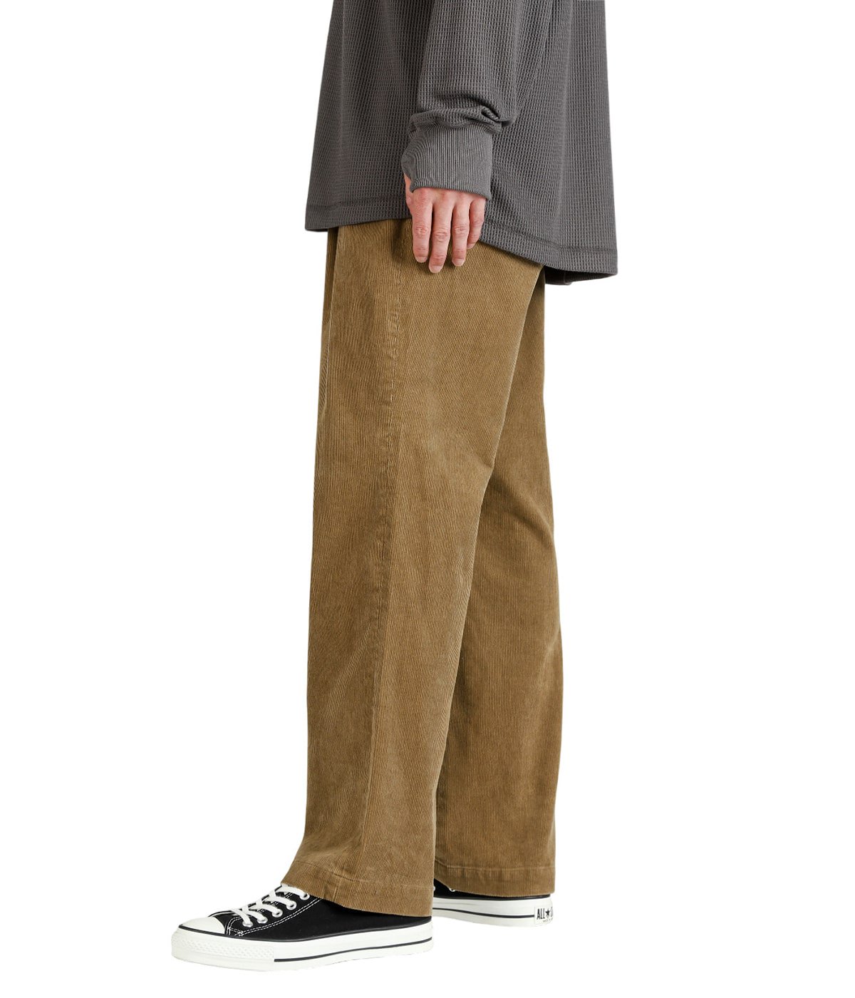 OFFICER CHINO TROUSERS COTTON CORD SULFUR DYE | nonnative(ノン