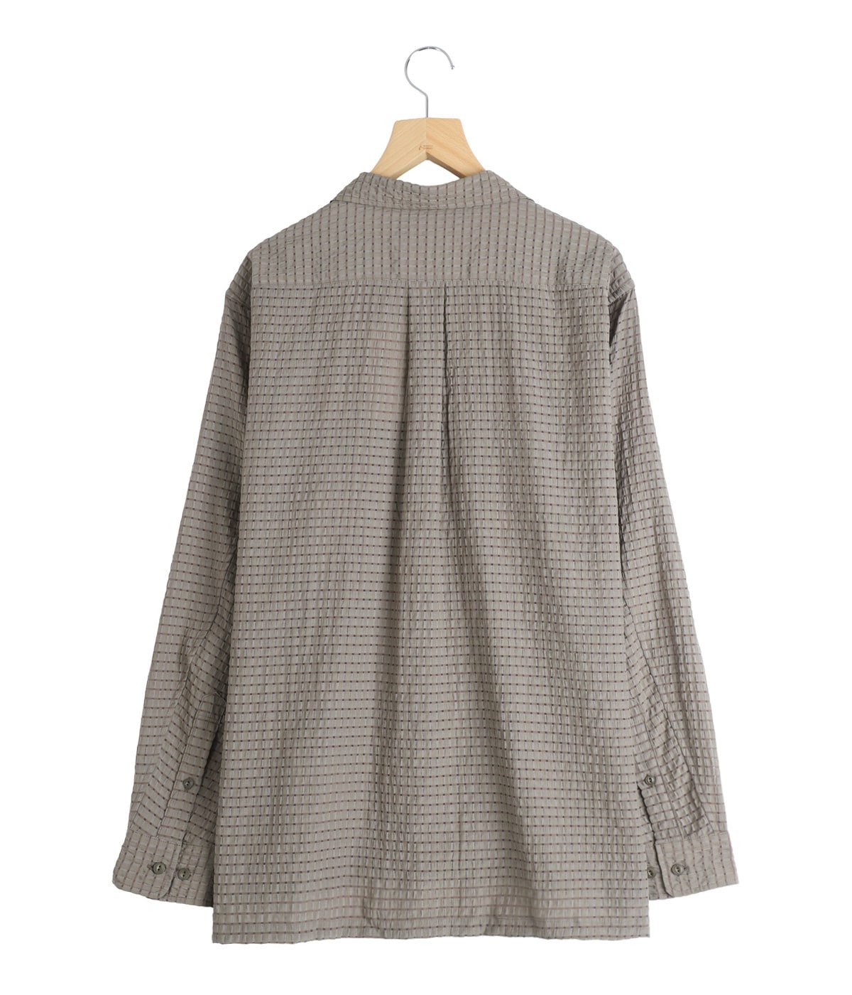 VOYAGER L/S SHIRT R/P/N DOBBY CHECK | nonnative(ノンネイティブ