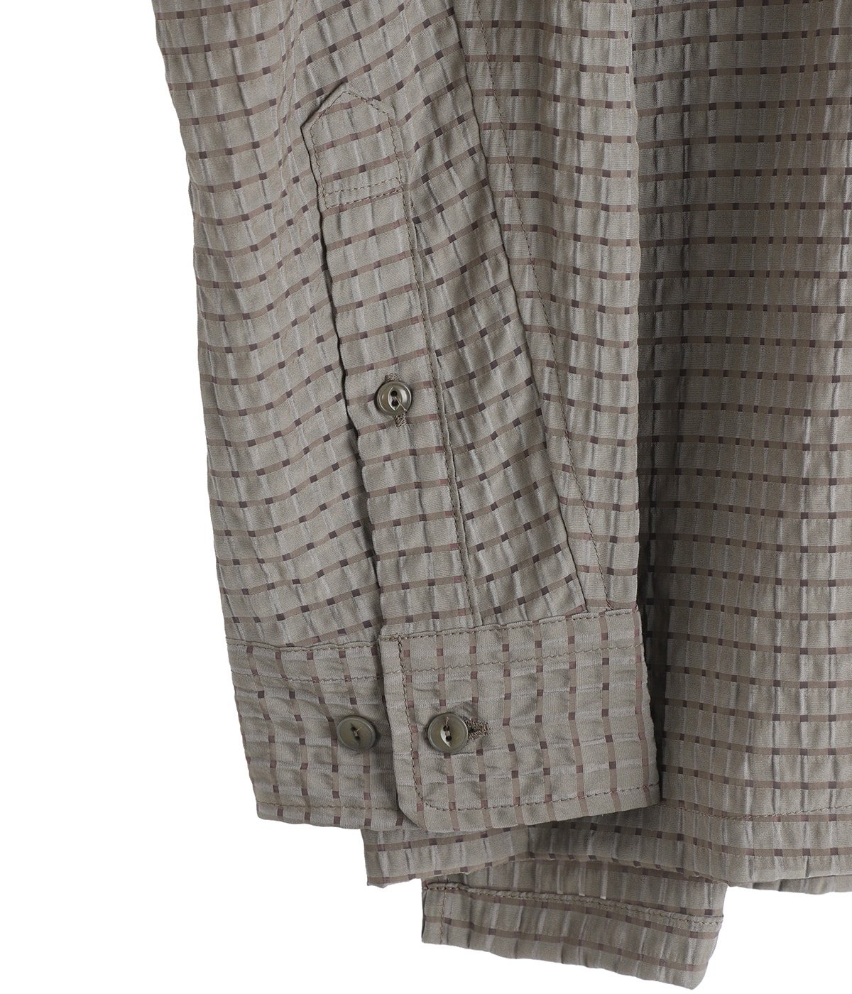 VOYAGER L/S SHIRT R/P/N DOBBY CHECK | nonnative(ノンネイティブ
