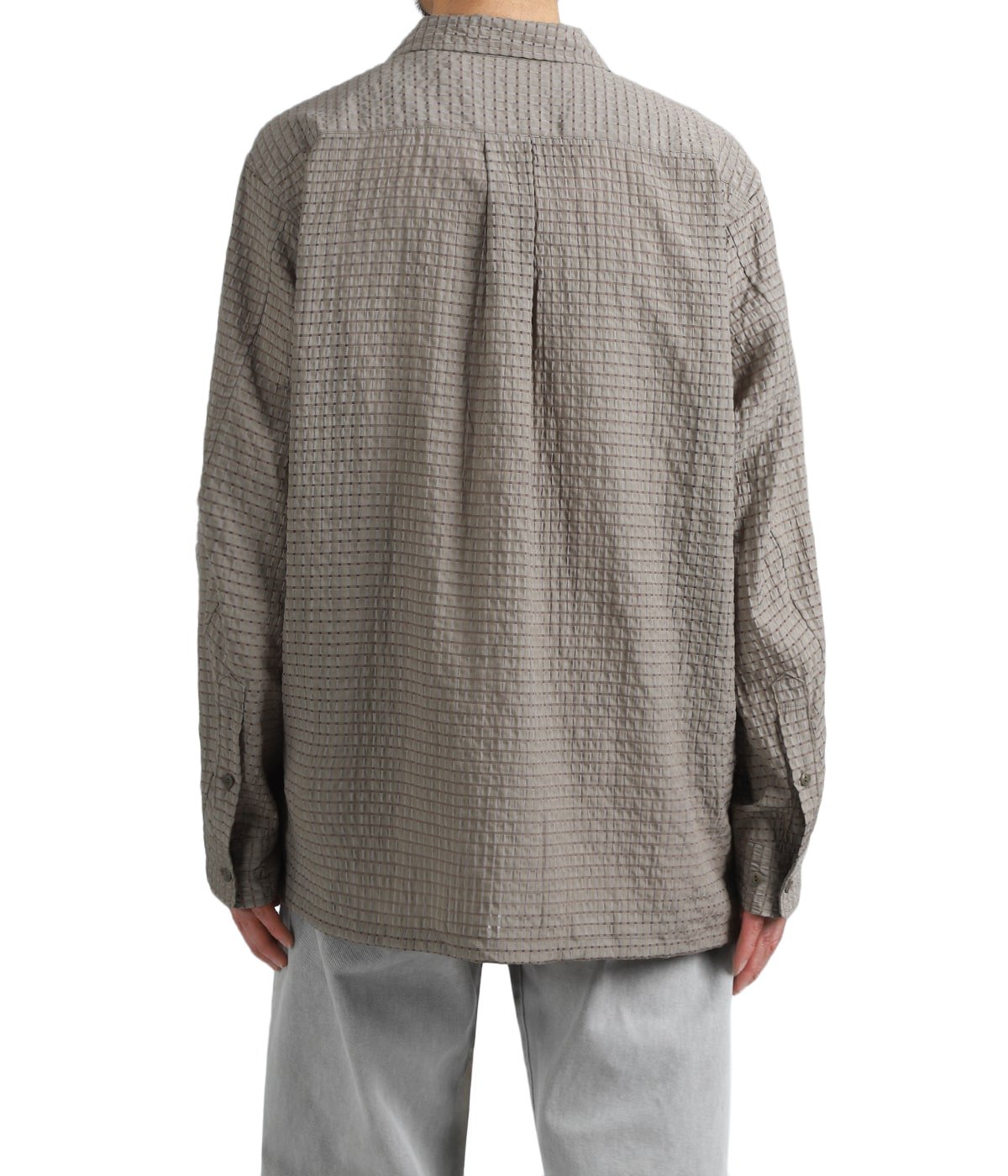 VOYAGER L/S SHIRT R/P/N DOBBY CHECK | nonnative(ノンネイティブ
