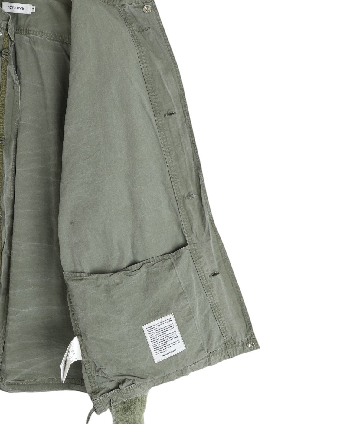 TROOPER SHIRT JACKET COTTON TYPEWRITER SULFUR DYE