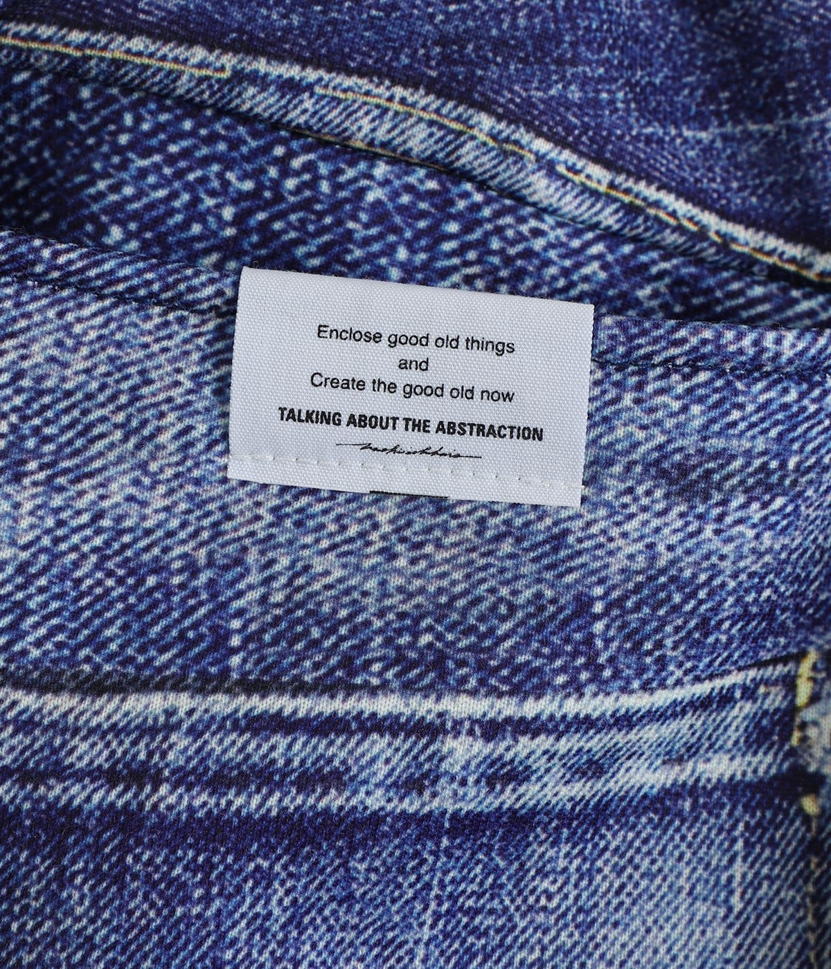 パンツ TALKING ABOUT THE ABSTRACTION STRAIGHT TALKING ABOUT THE ABSTRACTION/ print straight pants crash | ROLY POLY