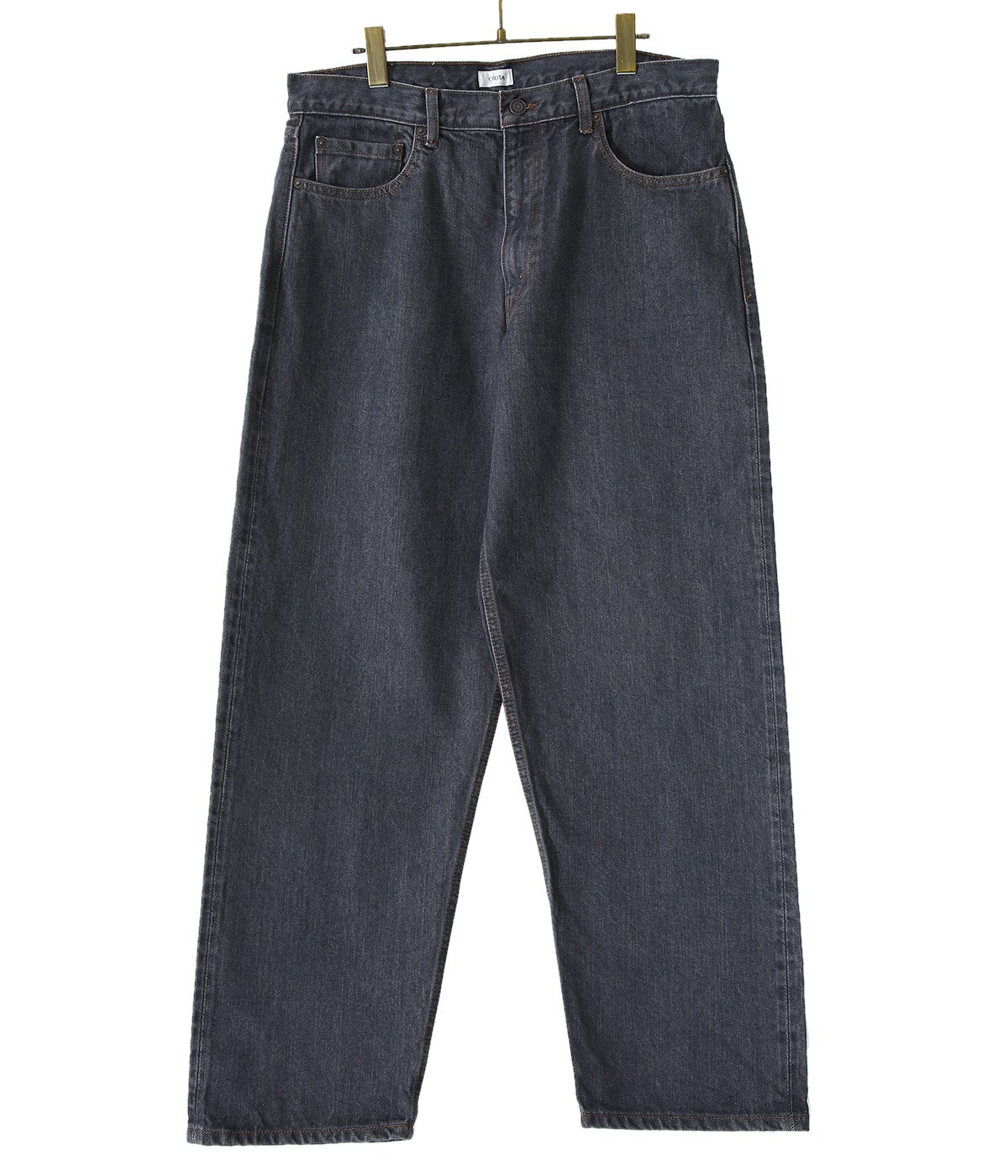 グレー スビンコットン 13,5oz ワイドテーパードデニム | CIOTA(シオタ) / パンツ デニムパンツ (メンズ)の通販 -  ARKnets(アークネッツ) 公式通販 【正規取扱店】