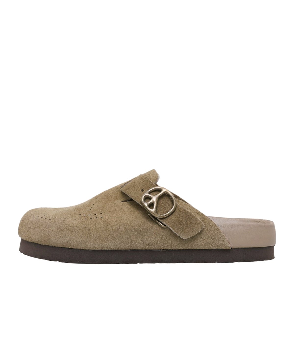 Clog Sandal - Suede Lthr.