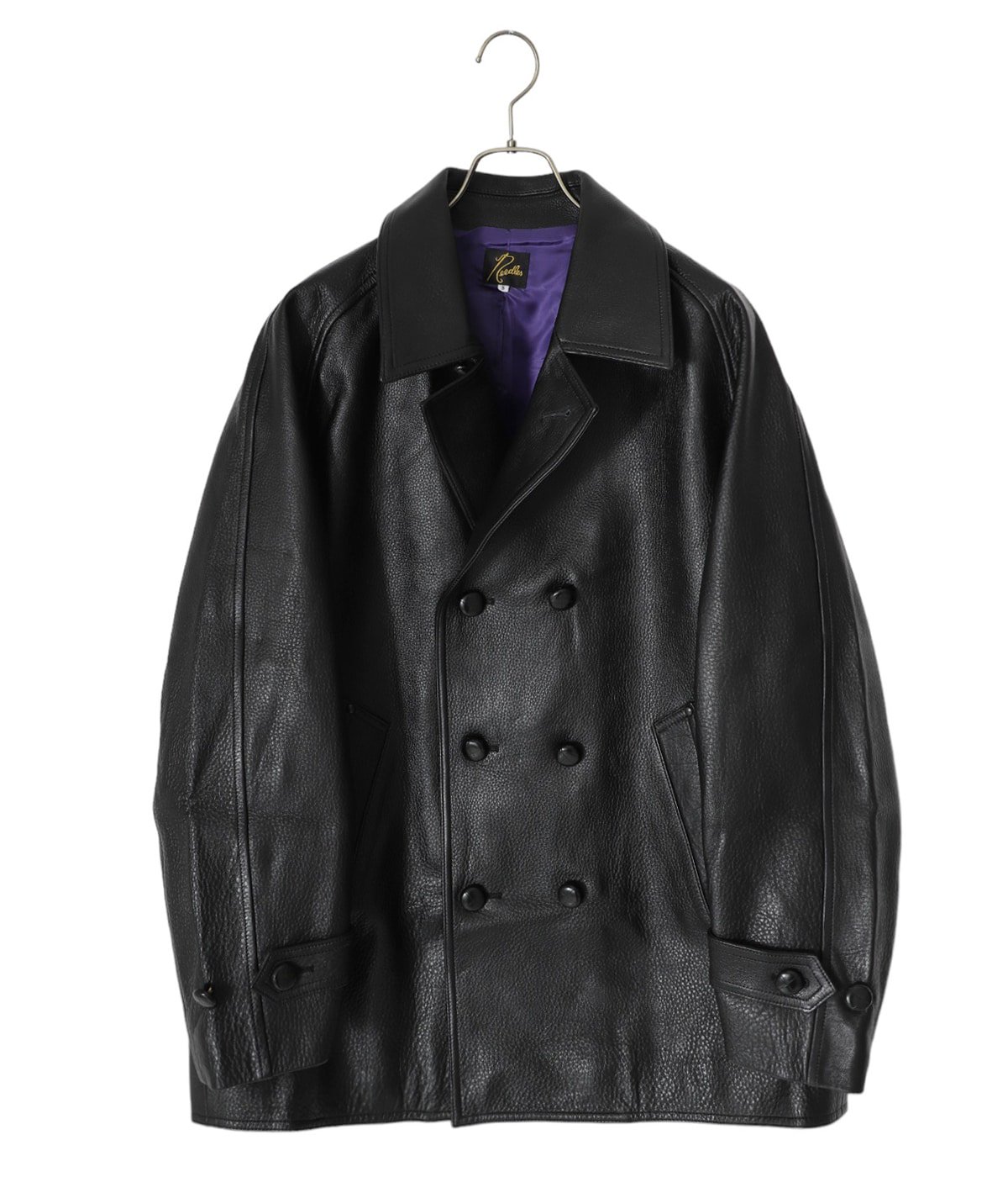 Double Breasted Car Coat - Cowhide Lthr. | NEEDLES(ニードルズ ...
