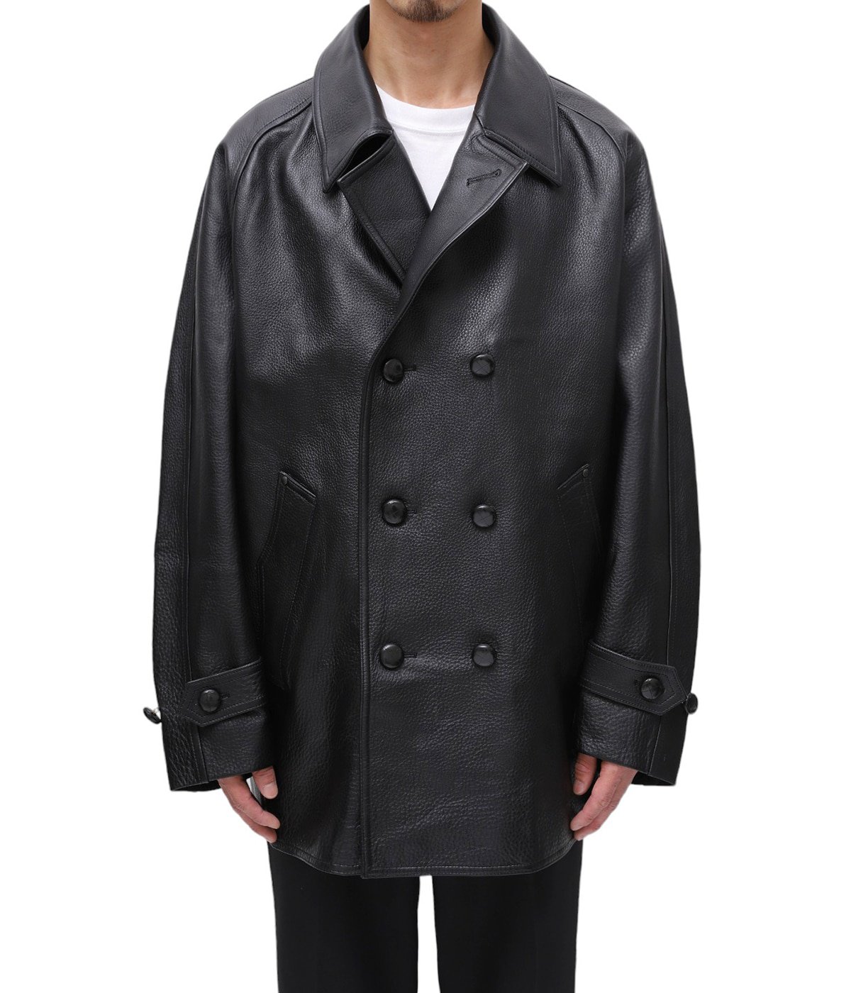 CLERK COAT COW LEATHER NN-J3209 サイズ1 - ジャケット・アウター