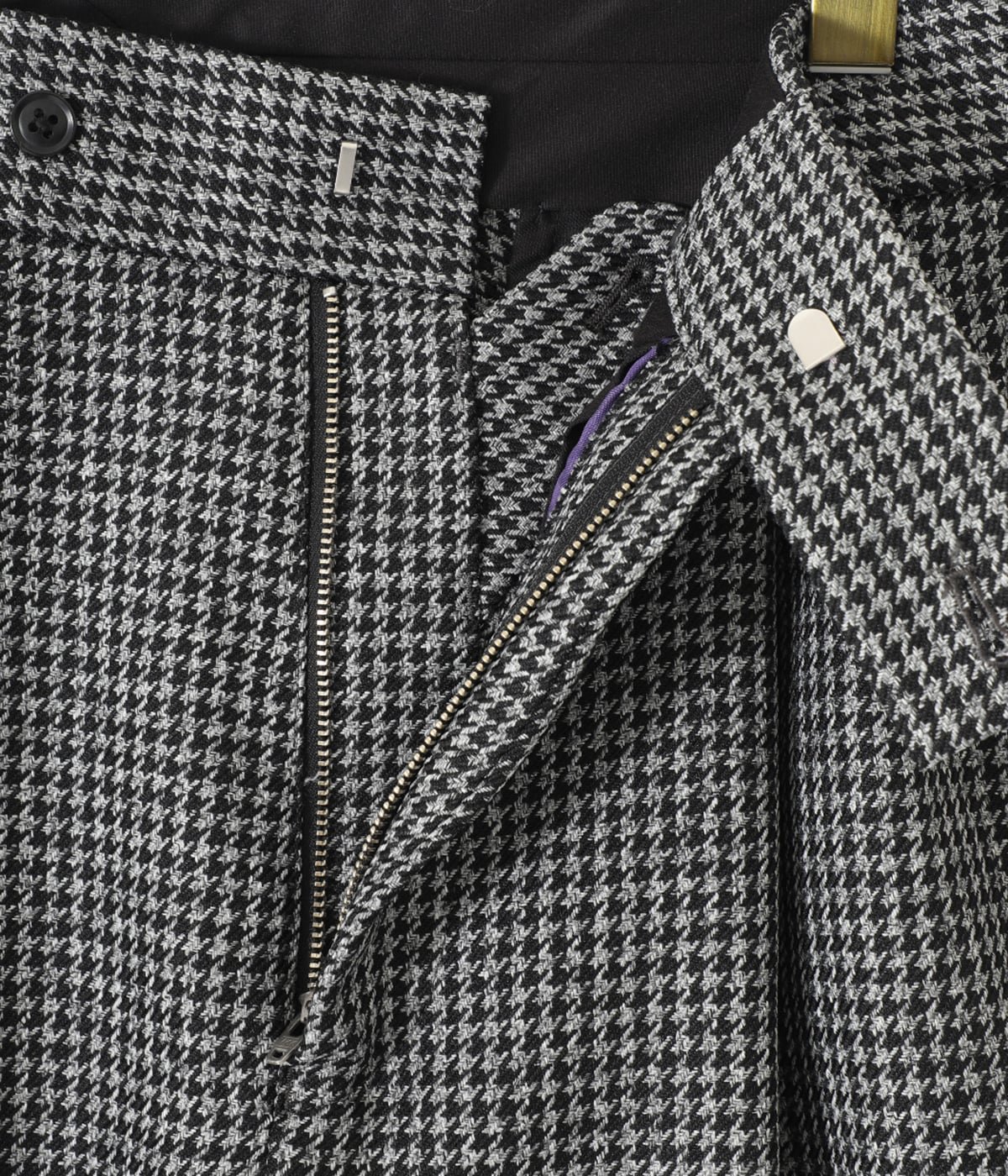 Tucked Side Tab Trouser - Poly Houndstooth | NEEDLES(ニードルズ