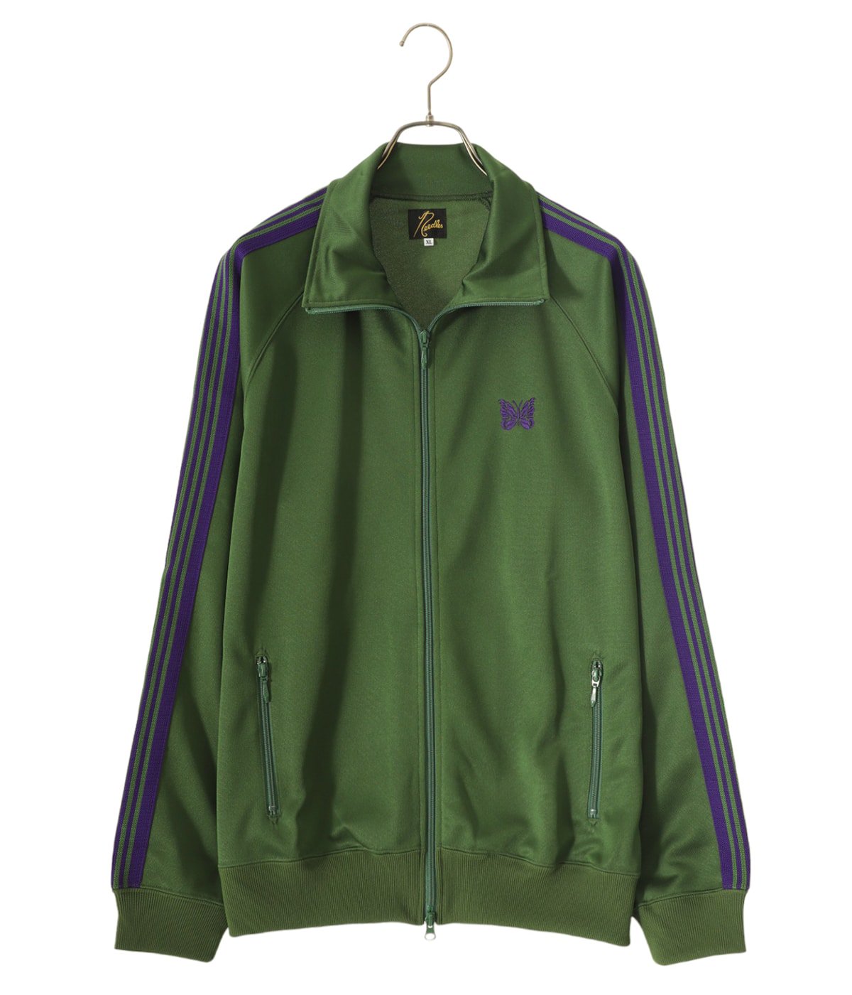 Needles Track Jacket Poly Smooth グリーン-