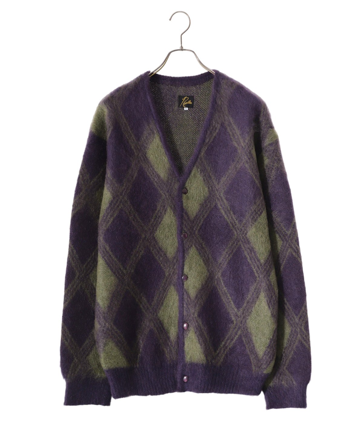 Needles 23AW Mohair Cardigan Argyle - カーディガン