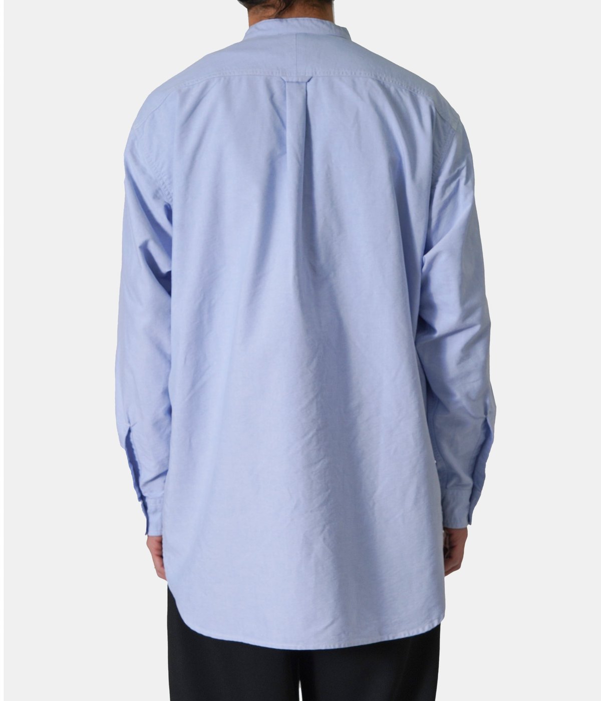 Cotton Polyester OX Band Collar Shirt