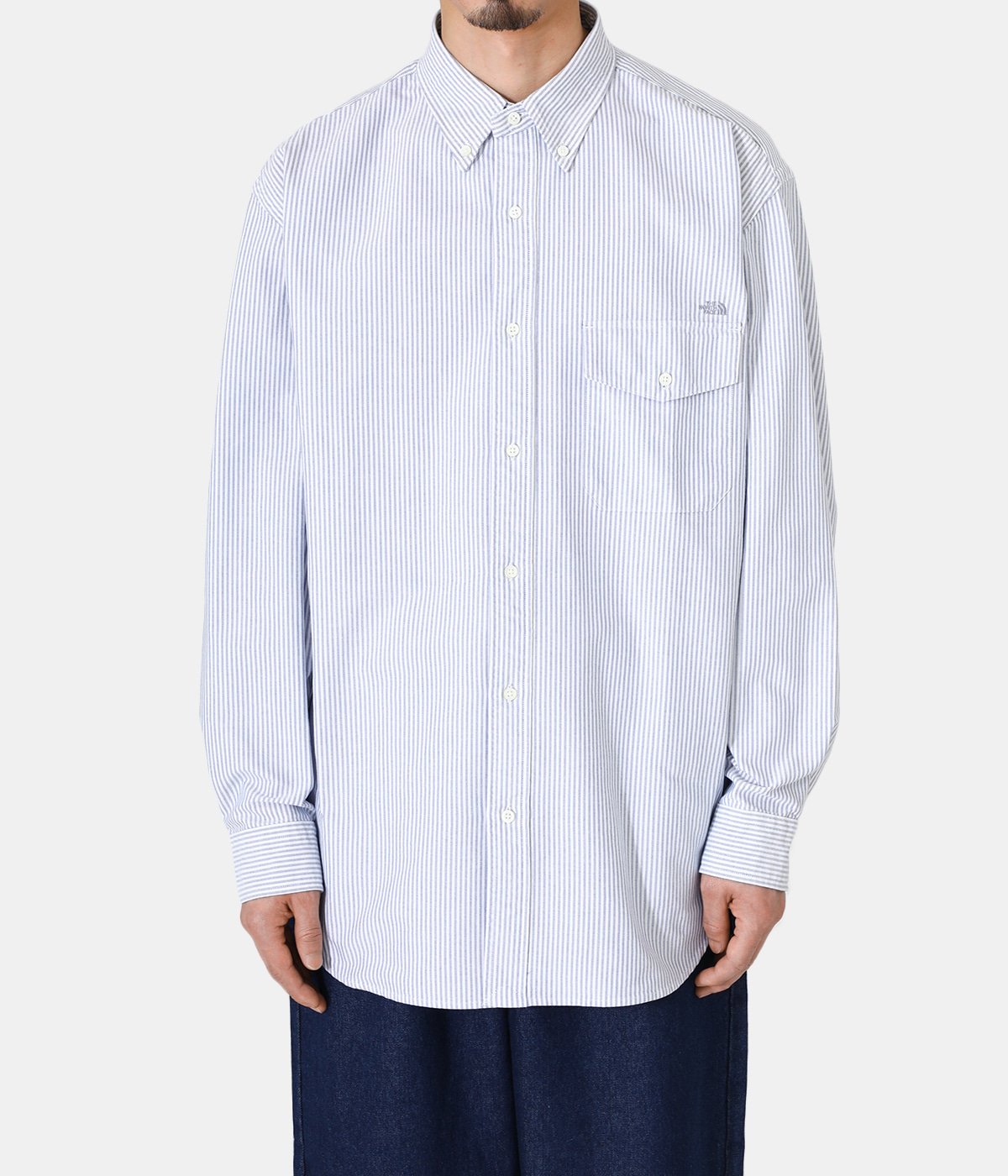 新品 Cotton Polyester Stripe OX B.D. Shirt