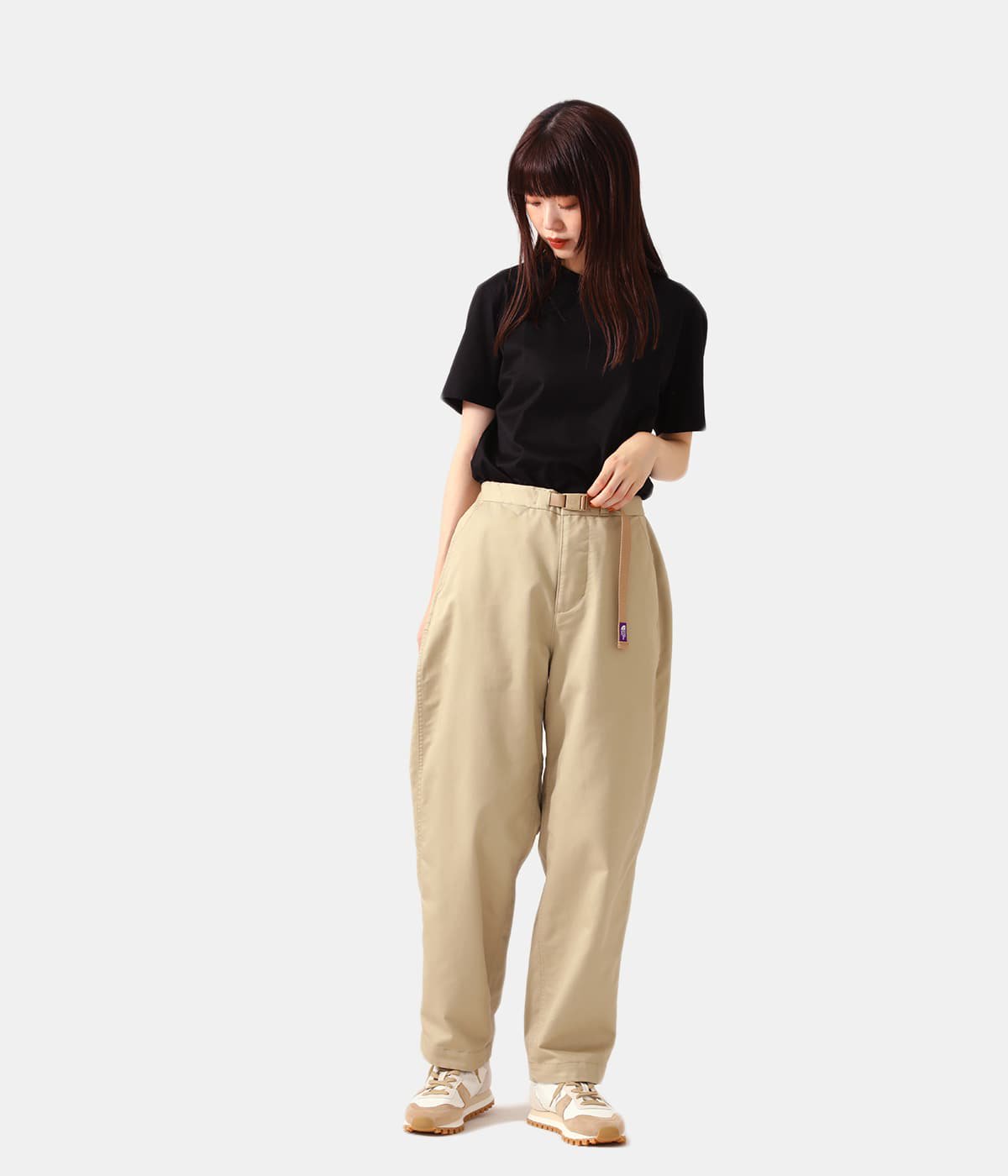 【レディース】Stretch Twill Wide Tapered Pants