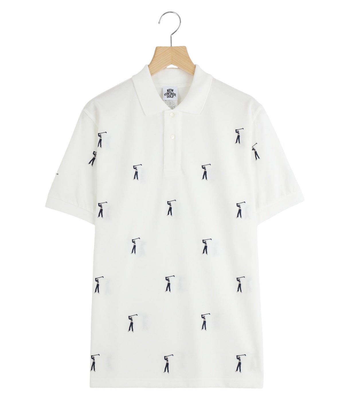 NVG Embroidered Polo Shirt | NEW VINTAGE GOLF(ニュービンテージ