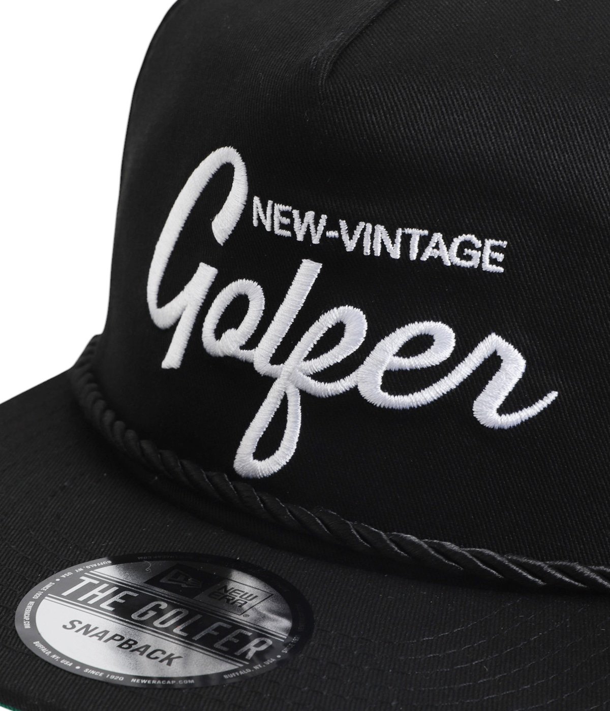 Golficers / New Vintage Golfコラボキャップ 黒 NEW ERA × NVG Golfer Cap | NEW VINTAGE GOLF(ニュービンテージゴルフ