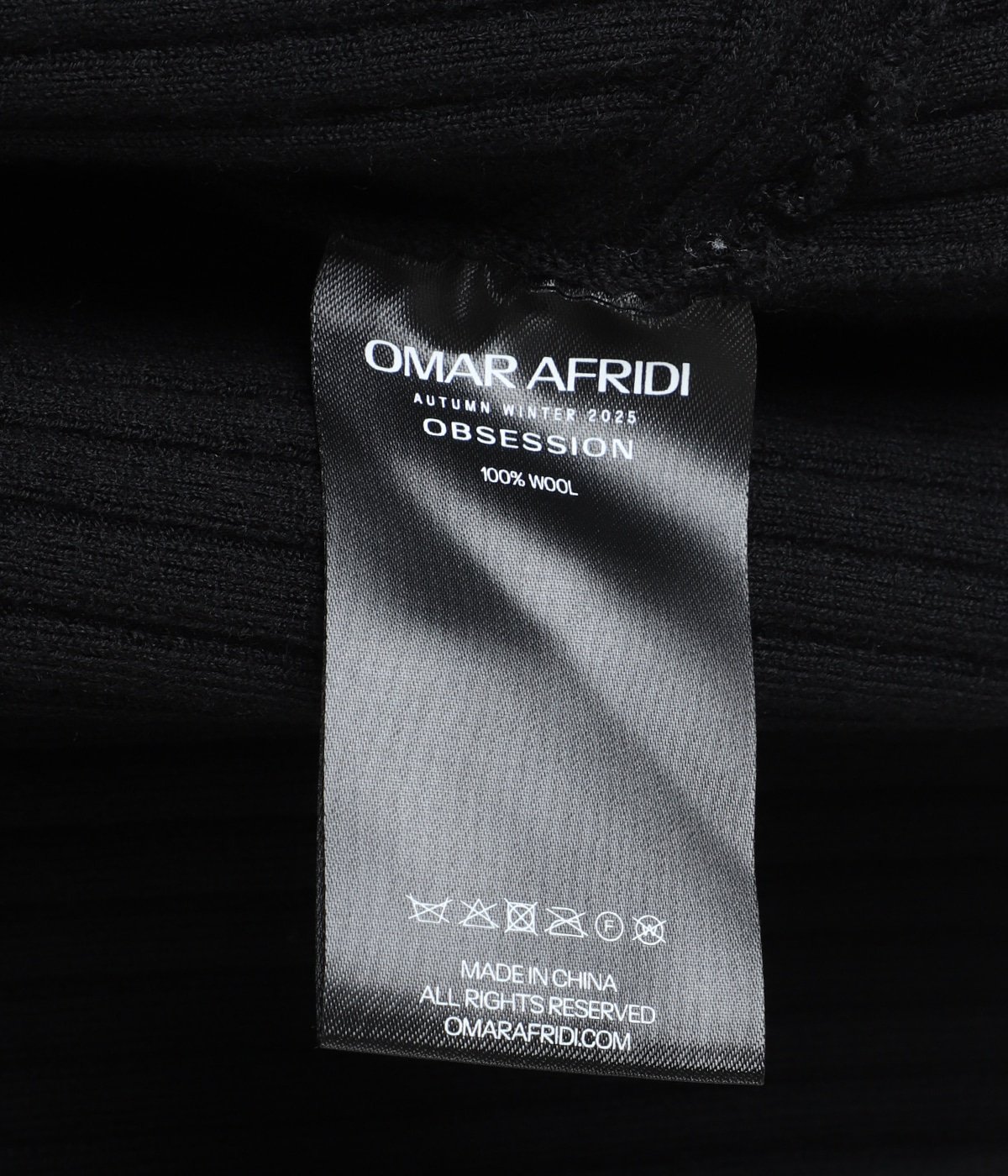 ARTICULATED DRIVERS KNIT SWEATER | Omar Afridi(オマールアフリディ