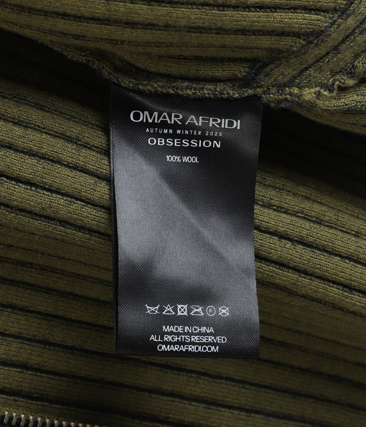 ARTICULATED DRIVERS KNIT SWEATER | Omar Afridi(オマールアフリディ