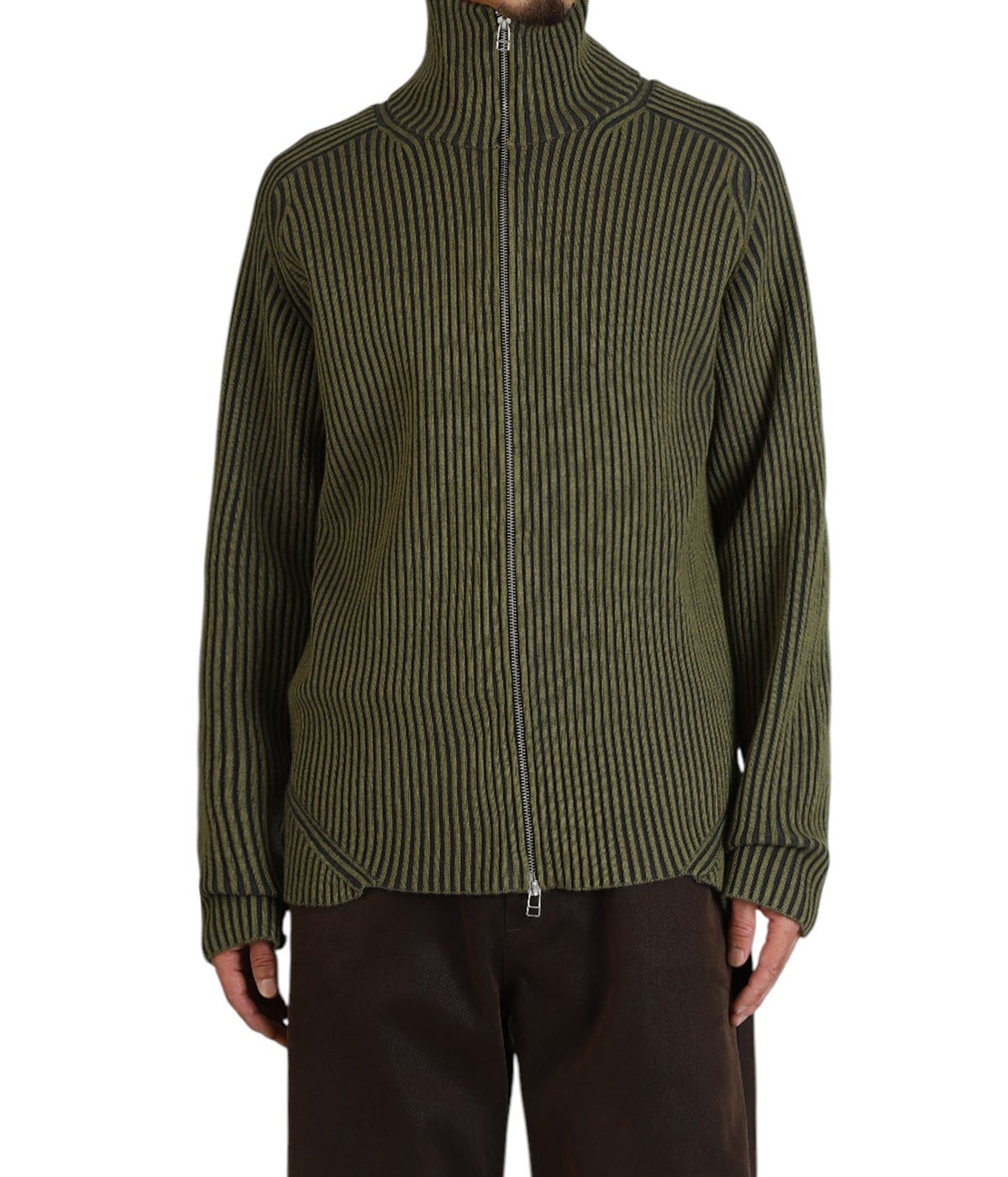 omar afridi 25aw ドライバーズニット46 オマールアフリディ Omar Afridi ARTICULATED DRIVERS KNIT SWEATER