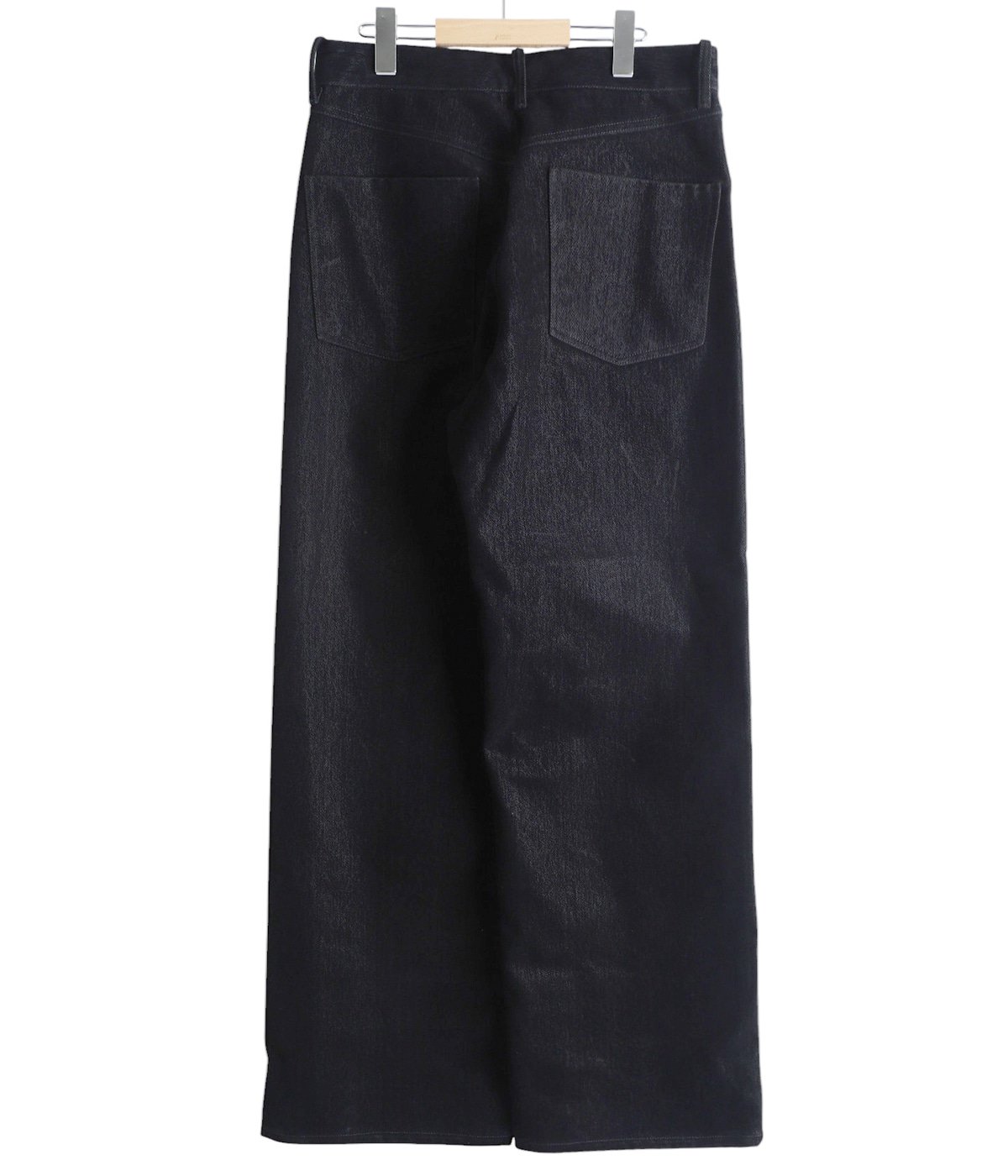 Omar Afridi オマールアフリディ イギリス製 A TROUSERS BLACK MELTON ウールメルトン ワイドトラウザーズ OA-AW21-TRS-103-01 46 ブラック ジップフライ パンツ 定価88,550円 ボトムス【新古品】【中古】【Omar Afridi】 新品 Omar Afridi オマールアフリディ A TROUSERS BLACK MELTON ウール