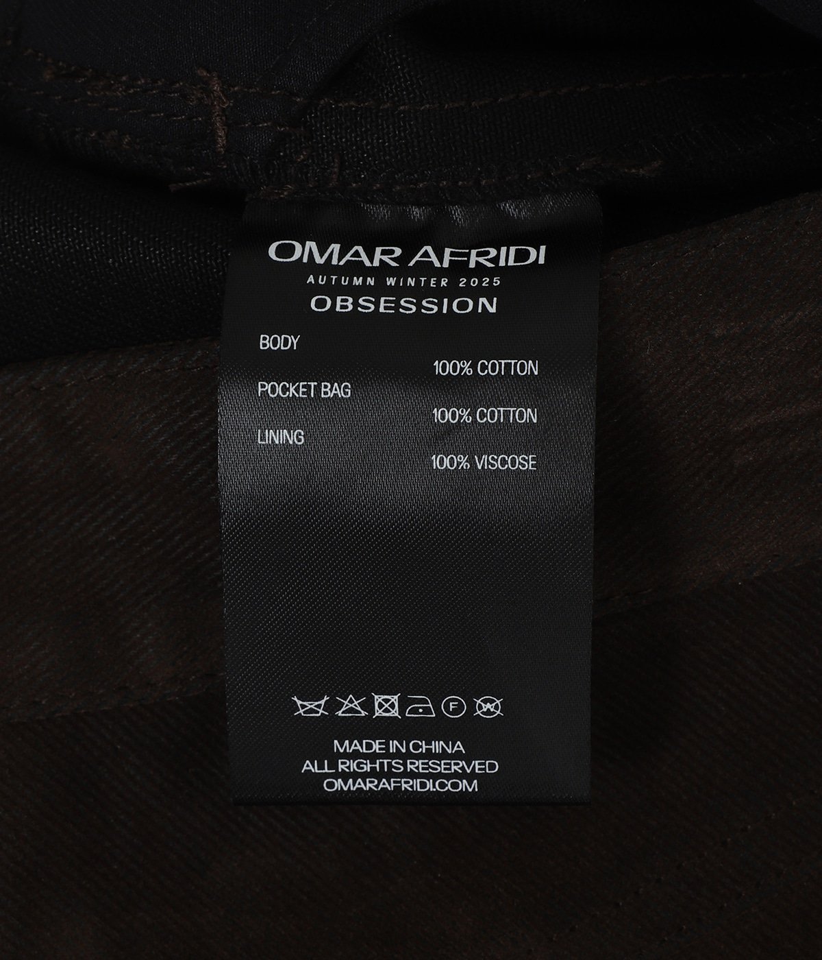 5 PKT TROUSERS | Omar Afridi(オマールアフリディ) / パンツ デニム
