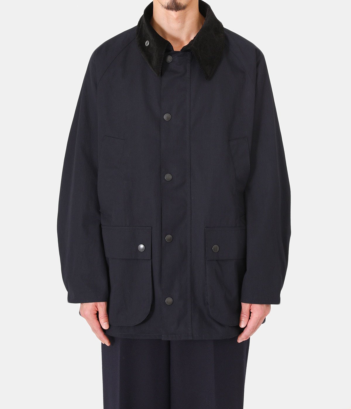 Barbour ONLY ARK別注 BIG BEDALE 44 ネイビー