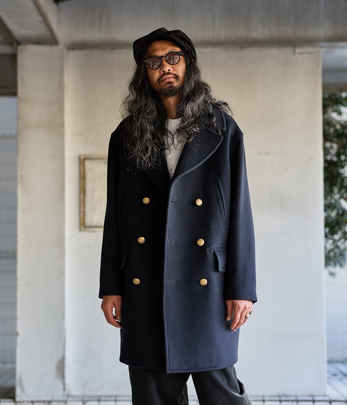 ONLY ARK】別注 Wool Cashmere Pea Coat | blurhms(ブラームス