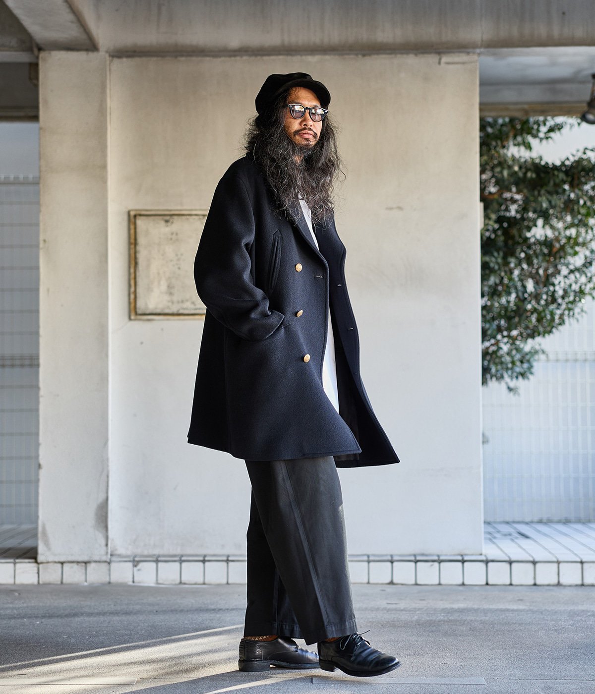 ONLY ARK】別注 Wool Cashmere Pea Coat | blurhms(ブラームス ...
