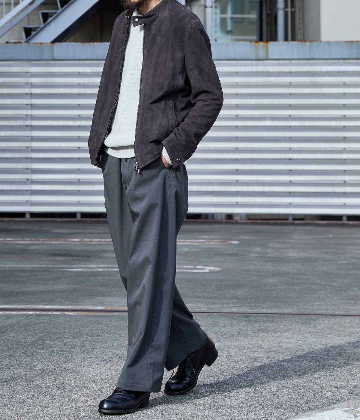 model（175cm） 着用サイズ：50