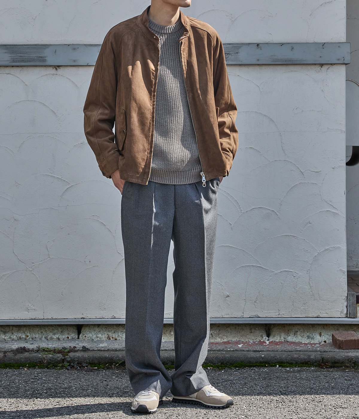 model（179cm） 着用サイズ：52