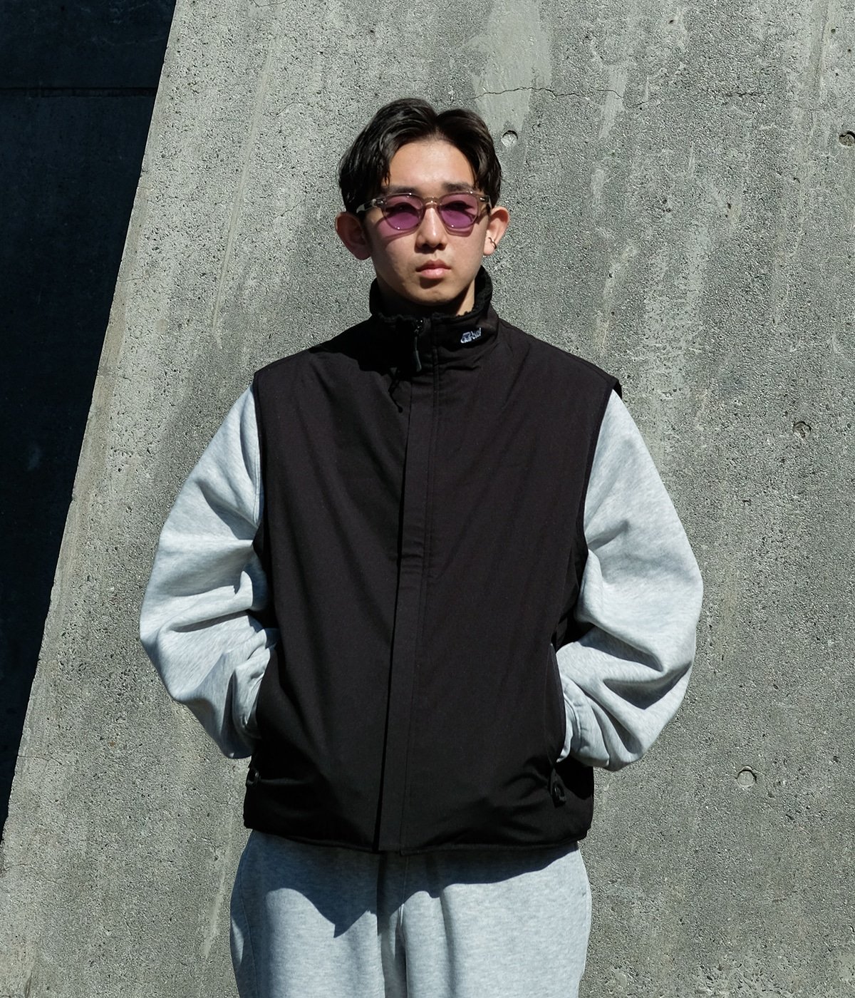 【ONLY ARK】別注  3Layer Reversible Fleece Vest