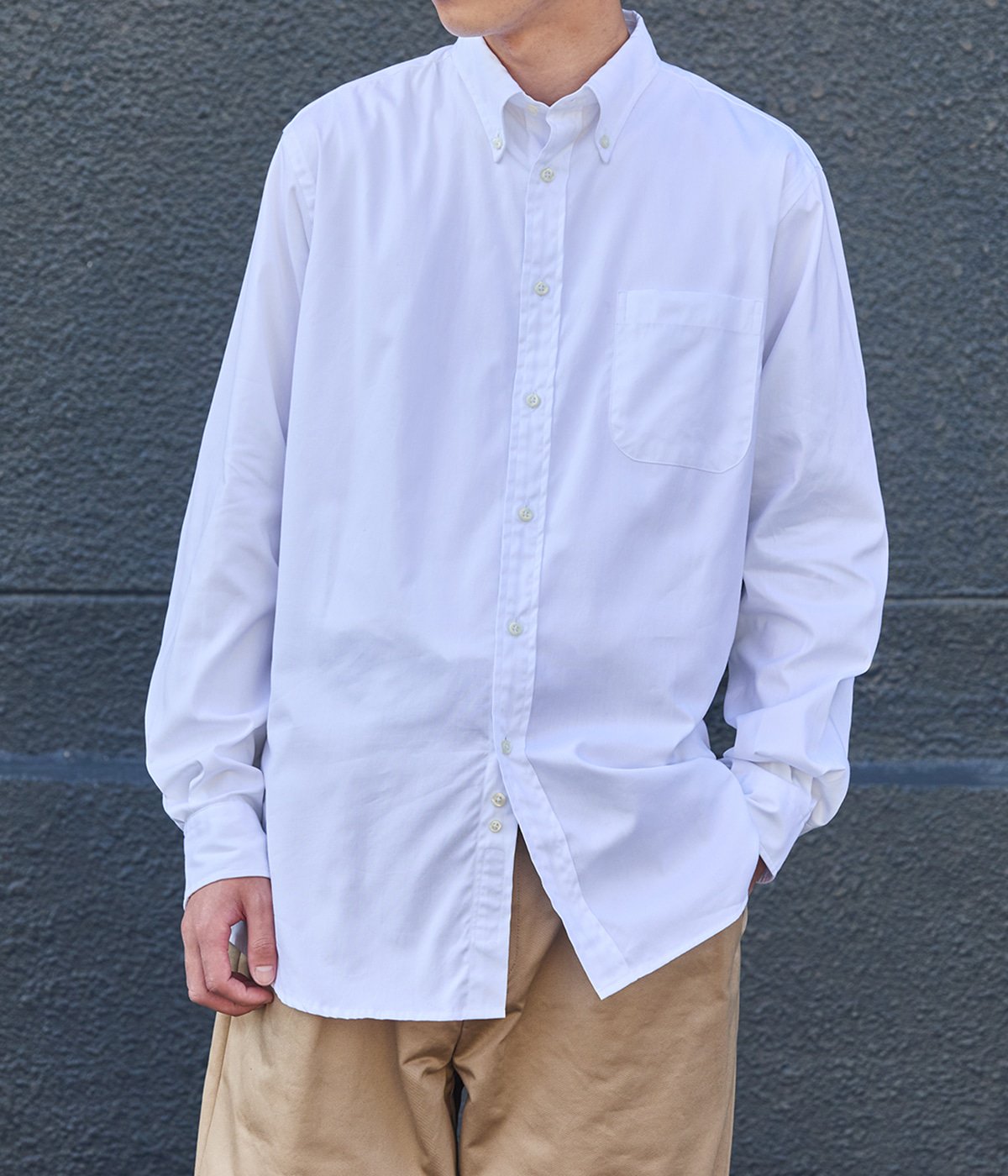 【ONLY ARK】別注 L/S Pin Ox B.D shirts