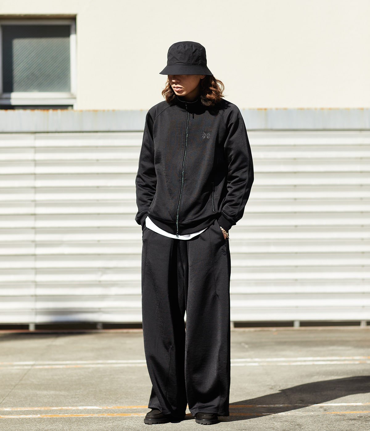 ONLY ARK】別注 H. D. Track Pant - C/PE Bright Jersey | NEEDLES 