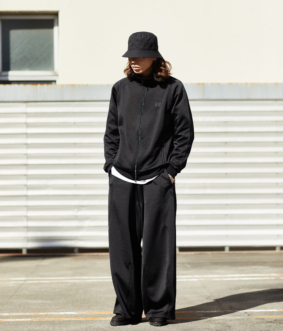 ONLY ARK】別注 H. D. Track Pant - C/PE Bright Jersey | NEEDLES