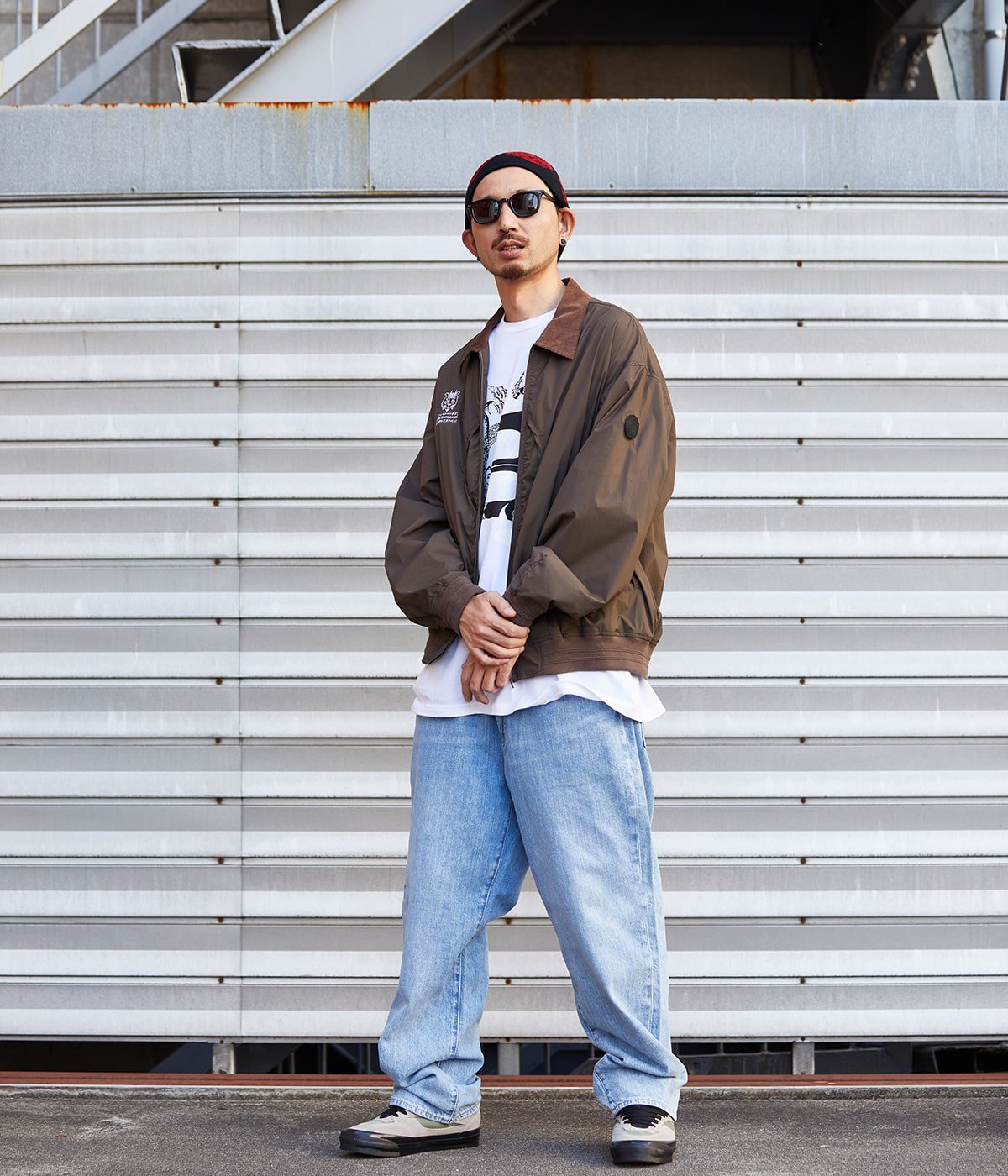 ONLY ARK】Exclusive 568 STAY LOOSE VARSITY ACADEMIA LTWT C - used 