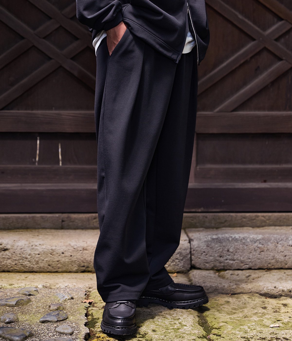 【予約】【ONLY ARK】 別注 ONE TUCK JERSEY PANTS