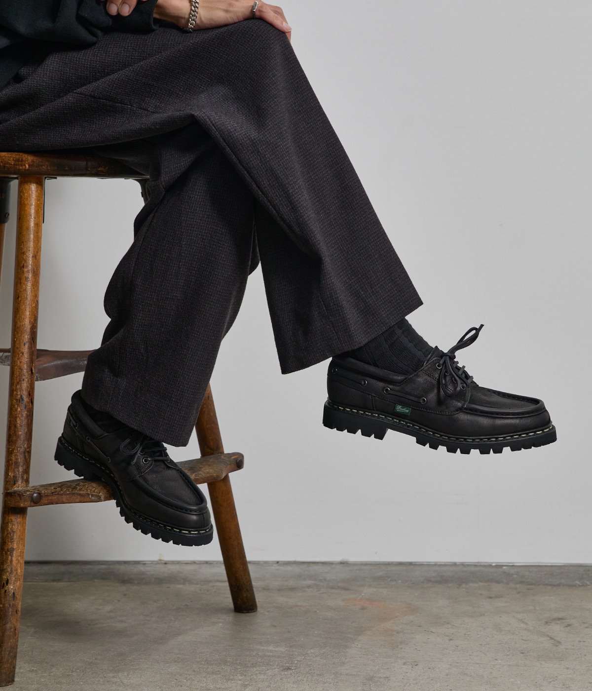 paraboot chimey BEAUTY\u0026YOUTH 別注 ネイビーカラーダークネイビー